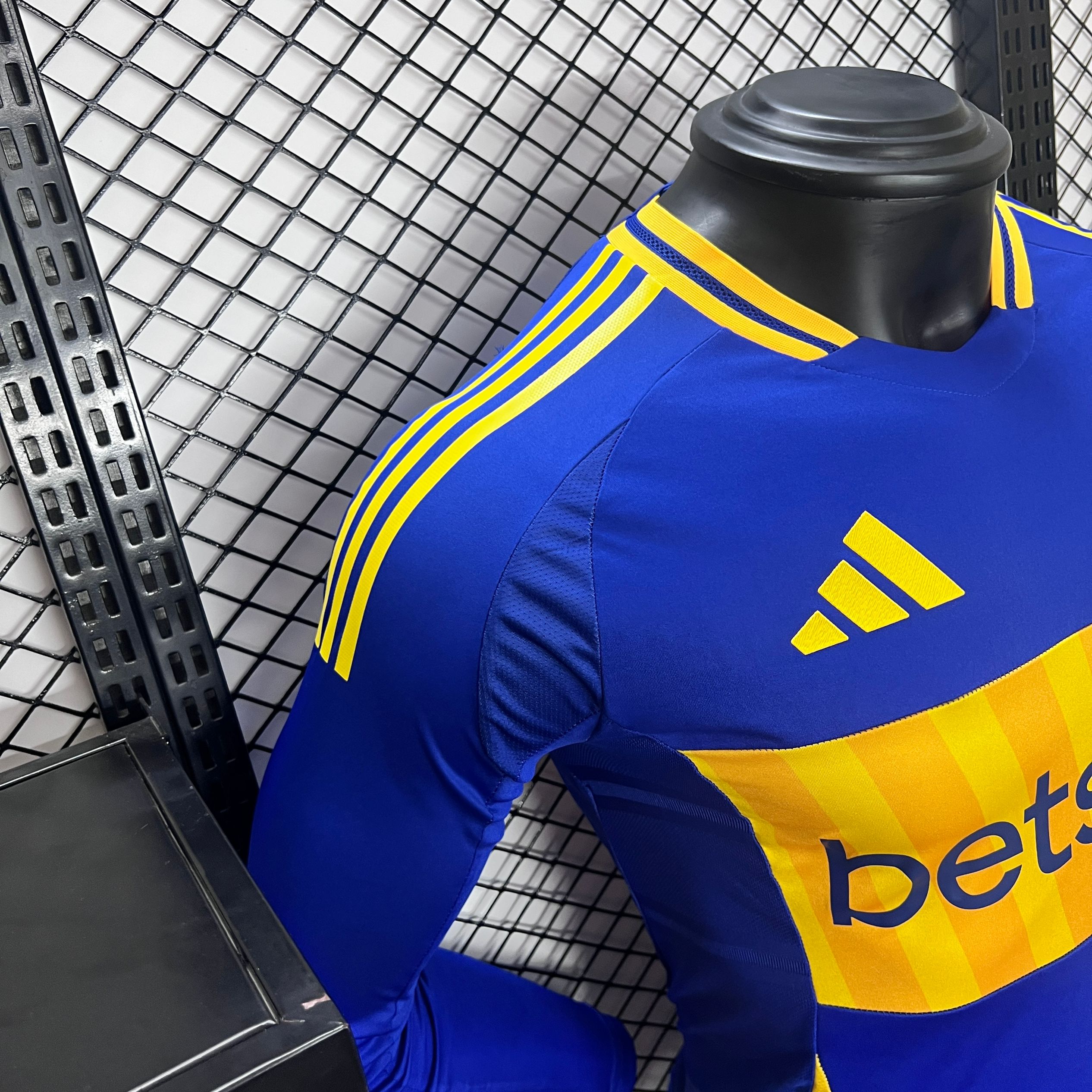 Boca Juniors 24-25 Home Long Sleeve Jersey - Player Version - UnitedFutballJersey