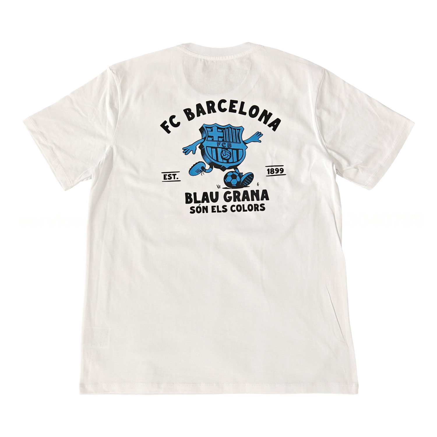 B.A.R.S.A Fun Crest Design Dynamic And Modern Features T-shirt【White】 - UnitedFutballJersey