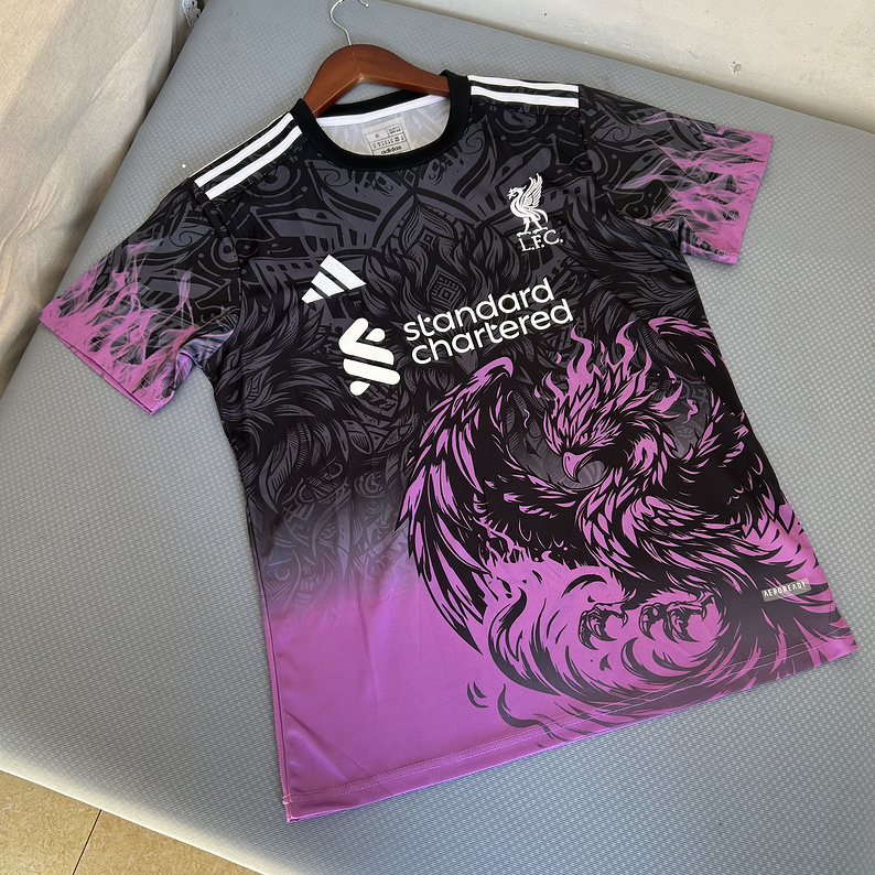 Liver.pool 24-25 Purple Fire Phoenix Special Edition Jersey - Fans Version - UnitedFutballJersey