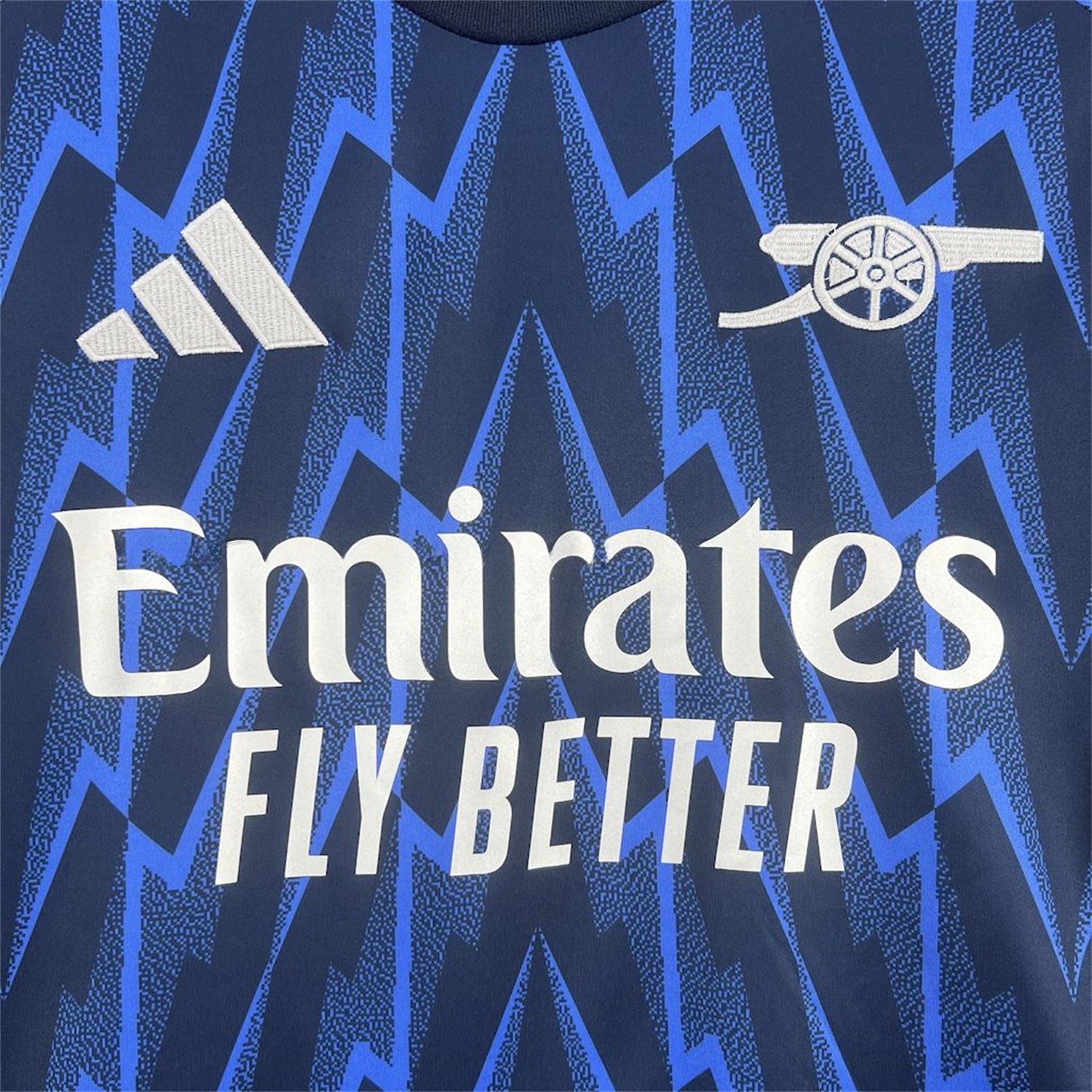 Arsenal 25-26 Away Blue Jersey - Fans Version - UnitedFutballJersey
