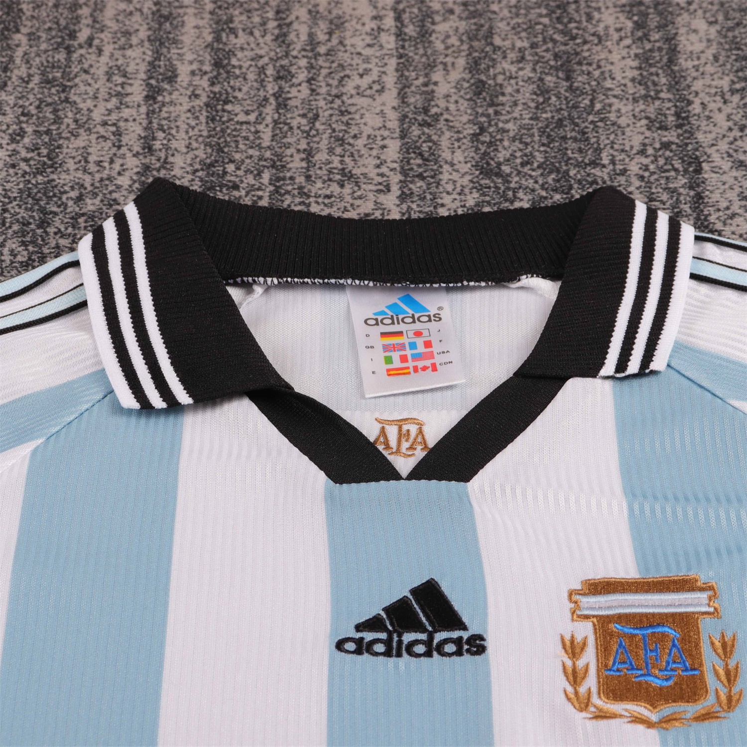 Retro Argentina 1998 Home Kids Kit - UnitedFutballJersey