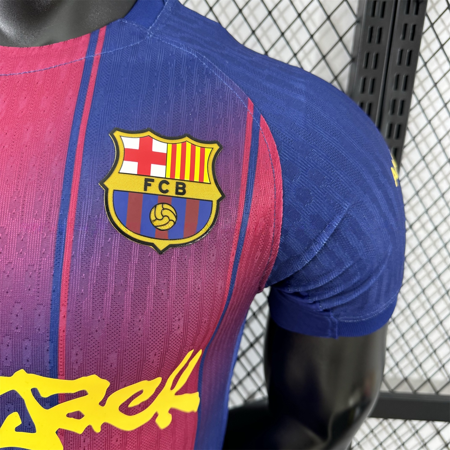Barcelona x Travis Scott 25-26 Home Special Edition Jersey - Player Version - UnitedFutballJersey