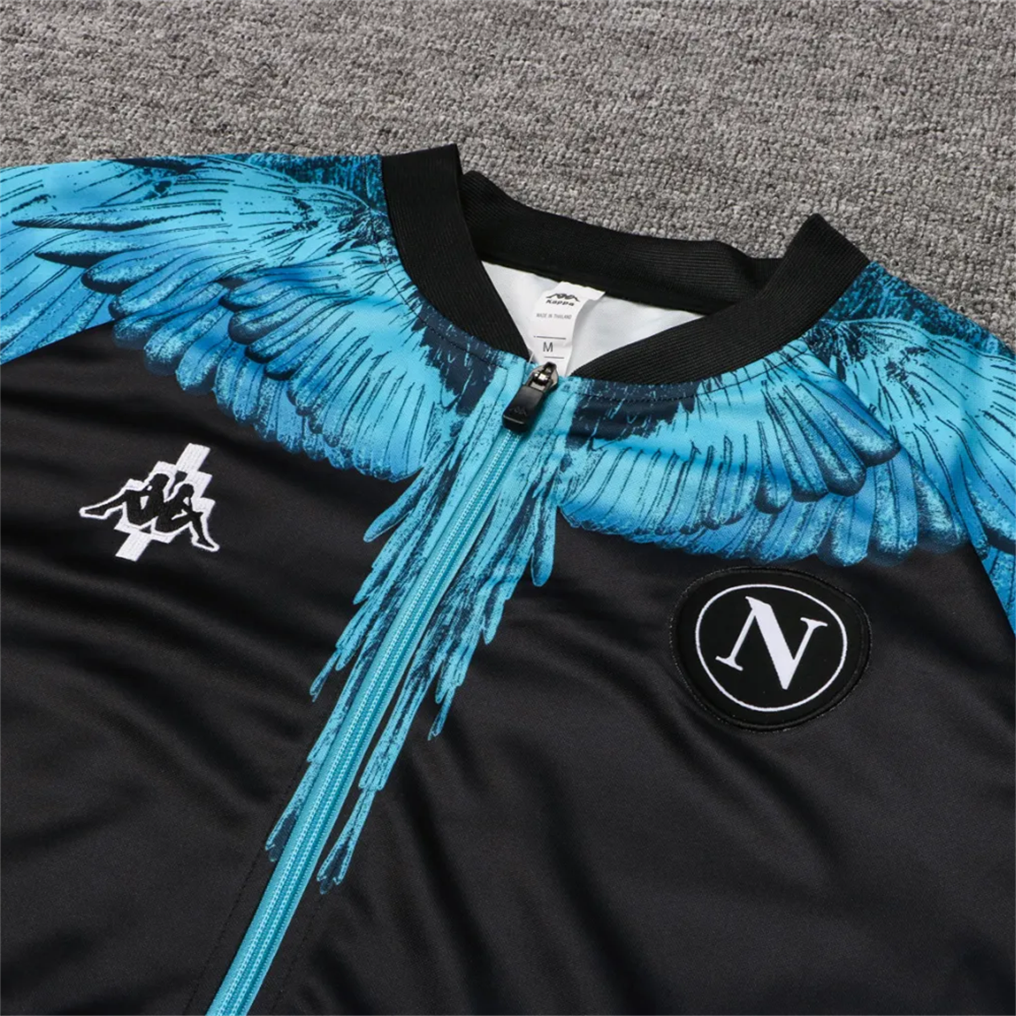 Napoli 21-22 Jacket Training Tracksuit - Black - UnitedFutballJersey