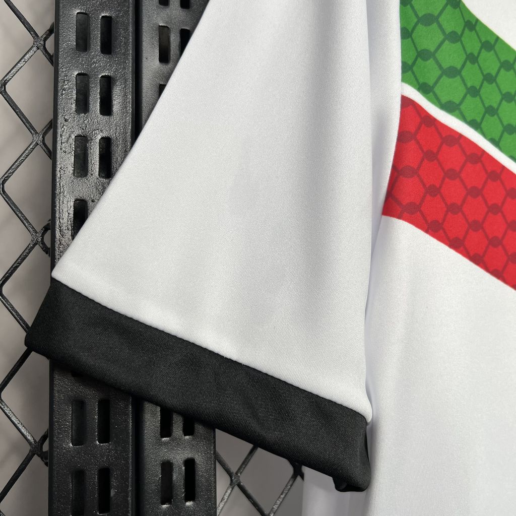 Club Deportivo Palestino 24-25 White Graffiti Jersey - Fans Version - UnitedFutballJersey