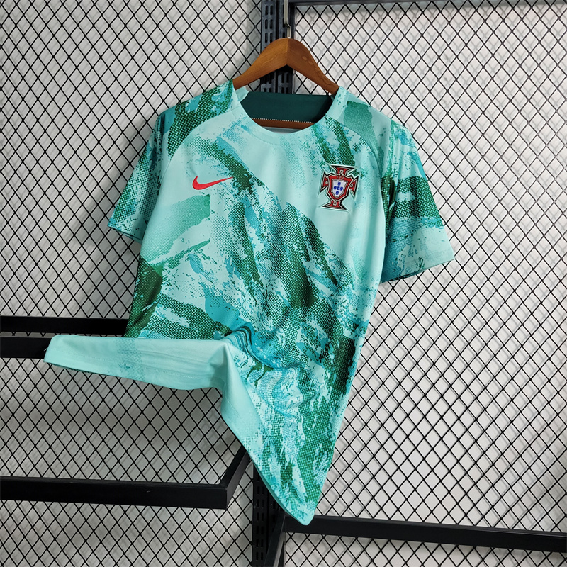 Portugal 2023 Green Training Jersey - Fans Version - UnitedFutballJersey