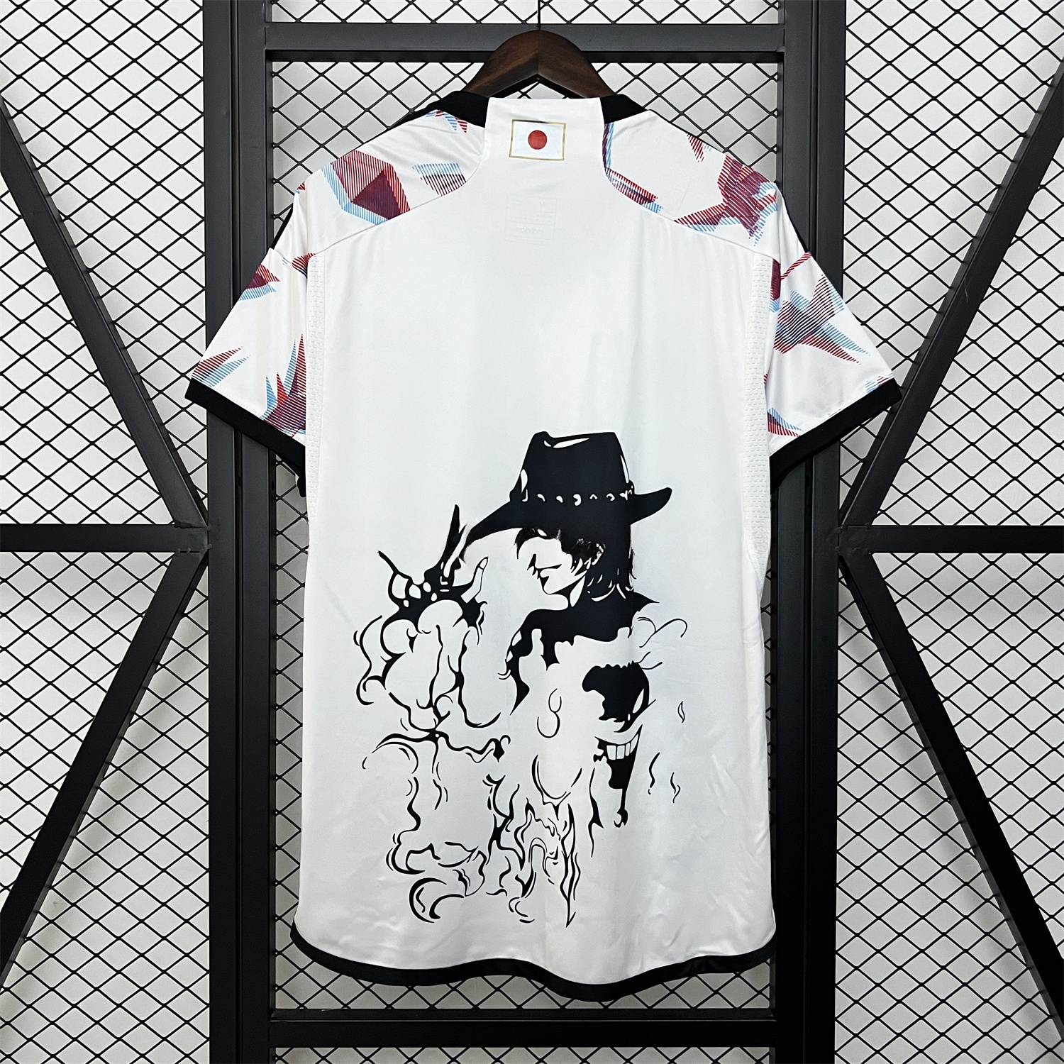 Japan 2024 Portgas·D· Ace White Jersey - Fans Version - UnitedFutballJersey