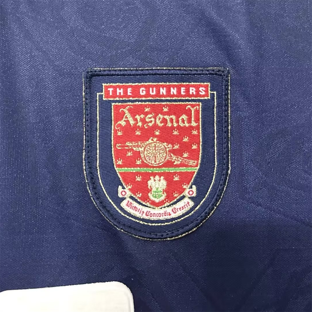 Retro Arsenal 95-96 Away Long Sleeve Jersey - UnitedFutballJersey