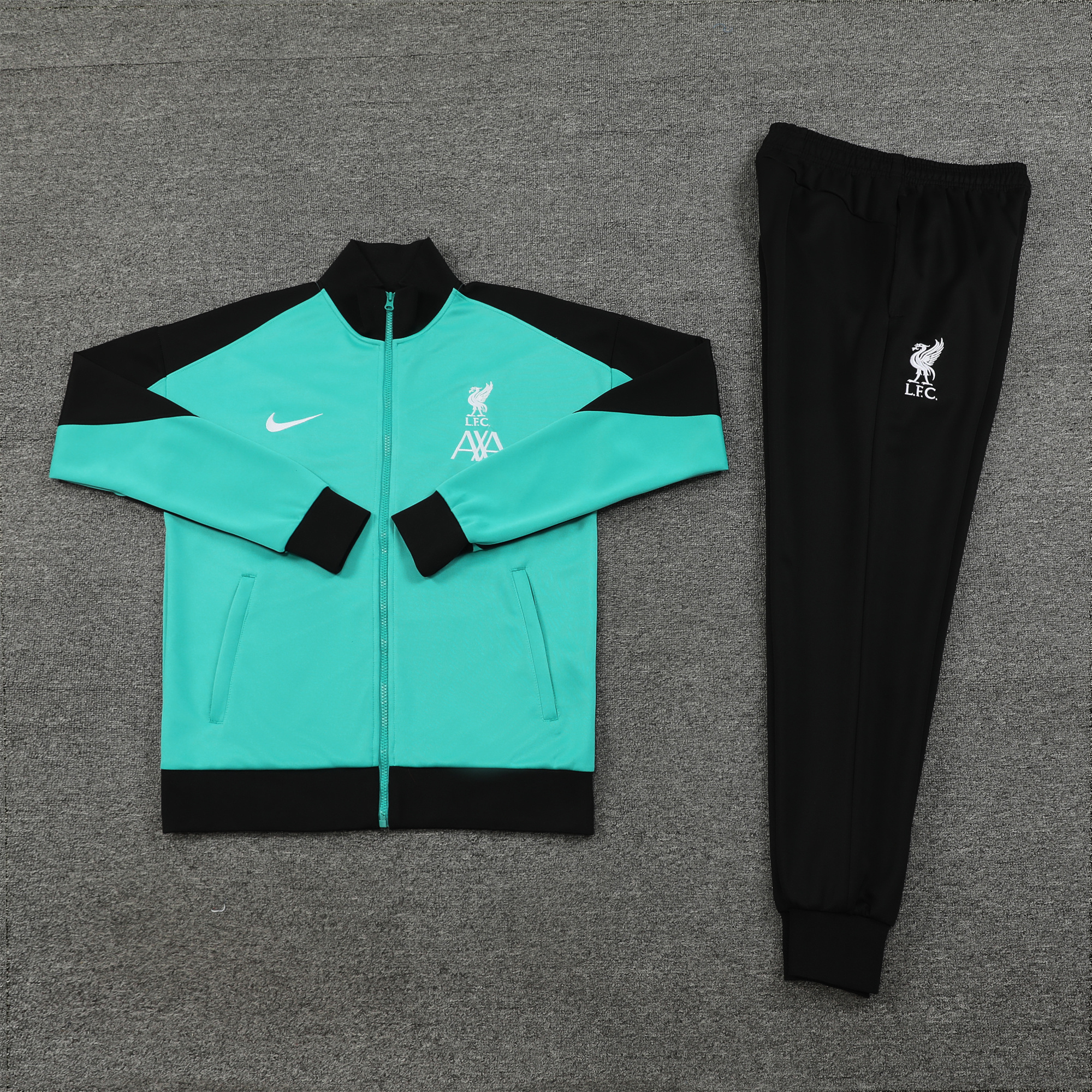 Liver.pool 24-25 Jacket Training Tracksuit - Green - UnitedFutballJersey