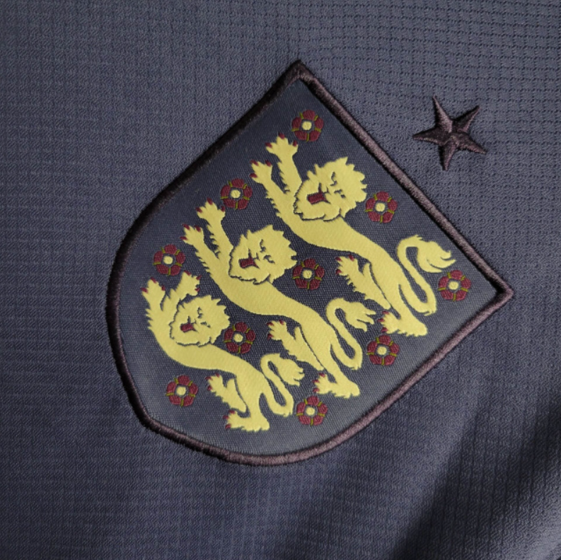 England 2024 Away Stadium Long Sleeve Jersey - Fans Version - UnitedFutballJersey