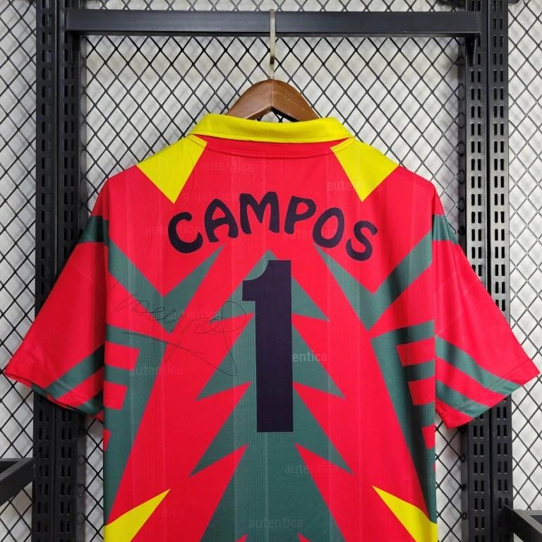 Retro Mexico 1998 World Cup Goalkeeper Red Jersey - UnitedFutballJersey