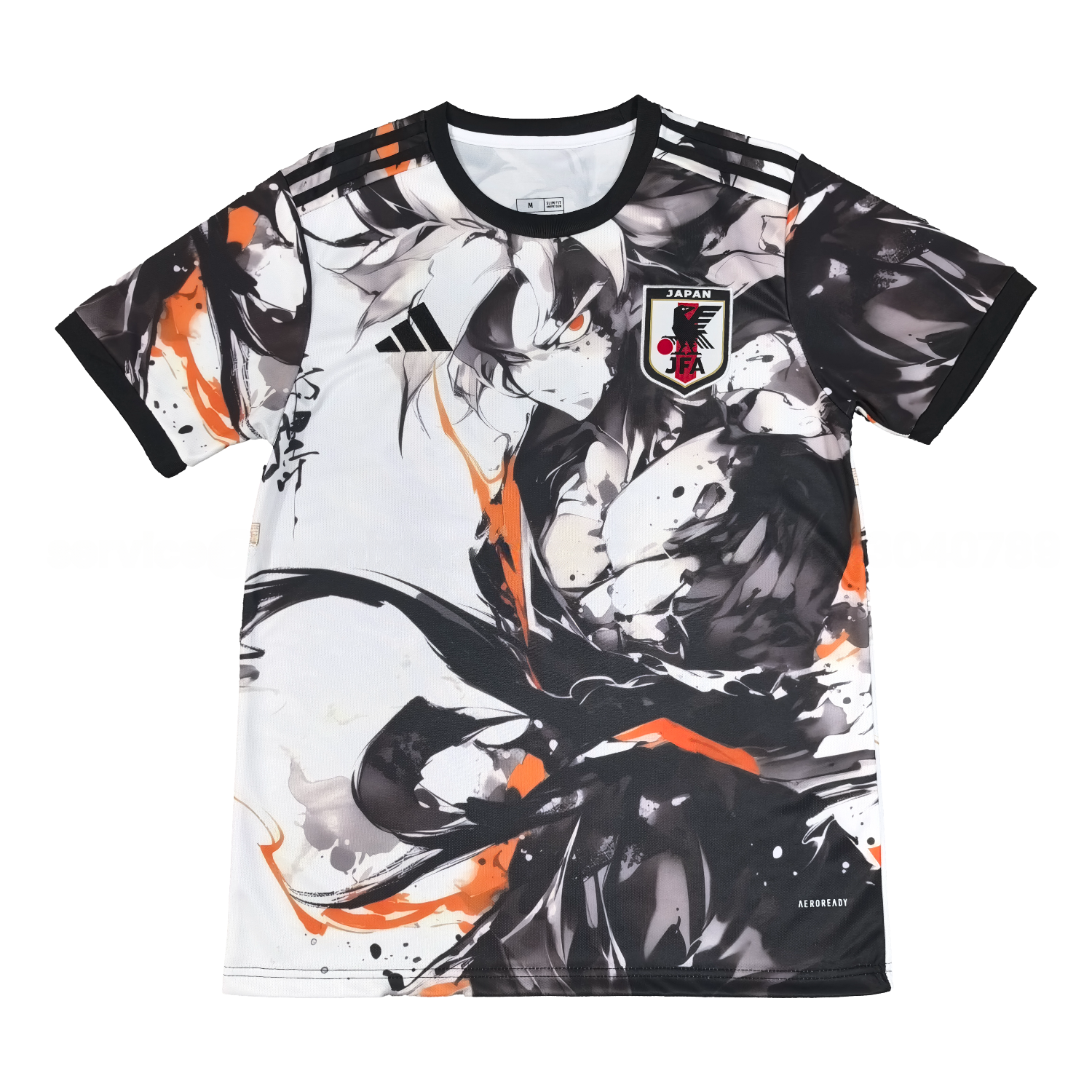 Japan 25-26 Son Goku White And Black Special Jersey - Fans Version - UnitedFutballJersey