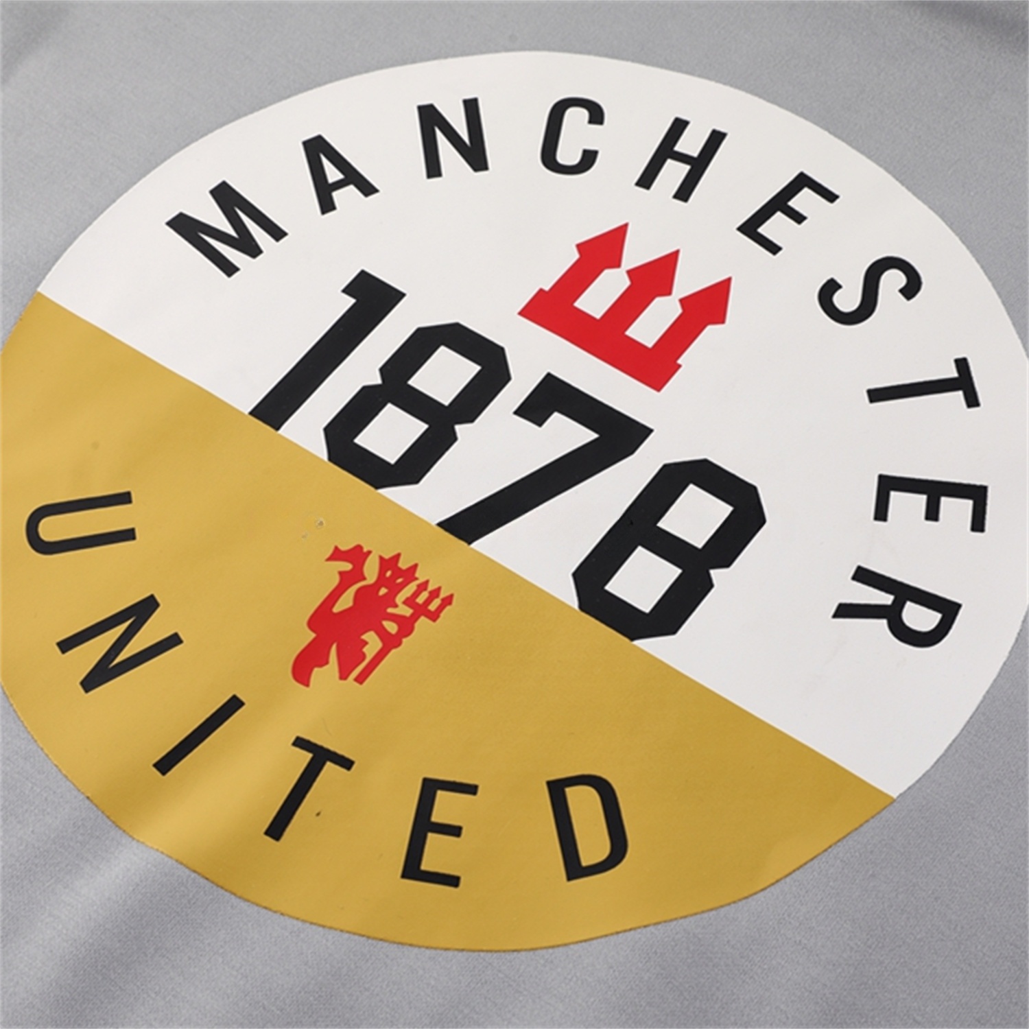 Manchester United 25-26 Originals Varsity Hoodie Set - Grey Hoodie and Pants - UnitedFutballJersey