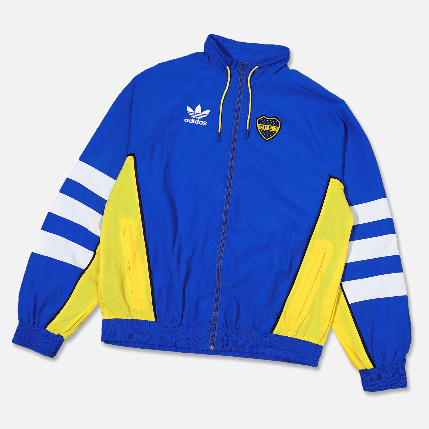 Boca Juniors 24-25 Blue Throwback Windbreaker Suit - Jackets & Pants - UnitedFutballJersey