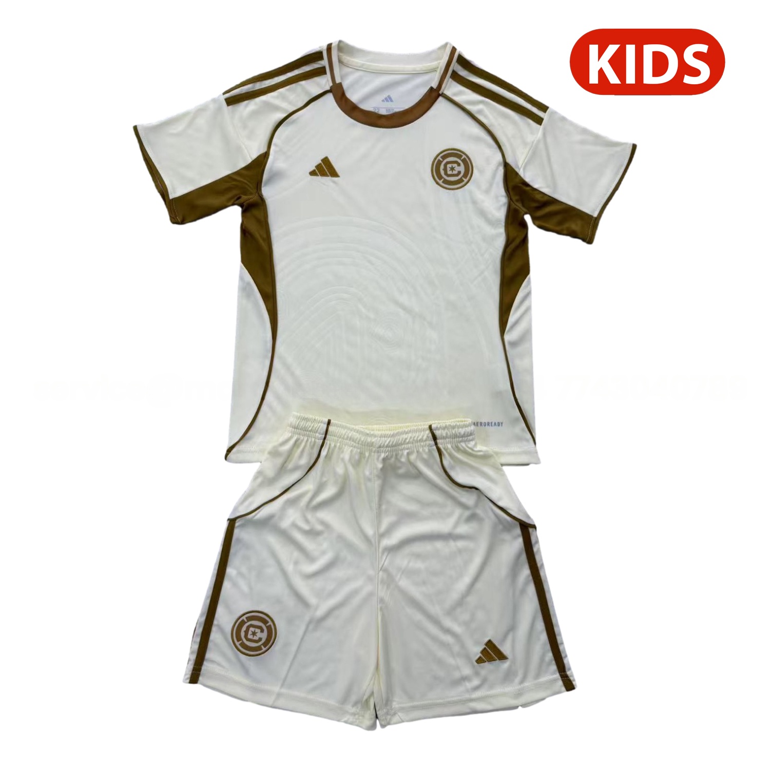 Chicago Fire 25-26 Pre-Match Training Kids Kit - UnitedFutballJersey