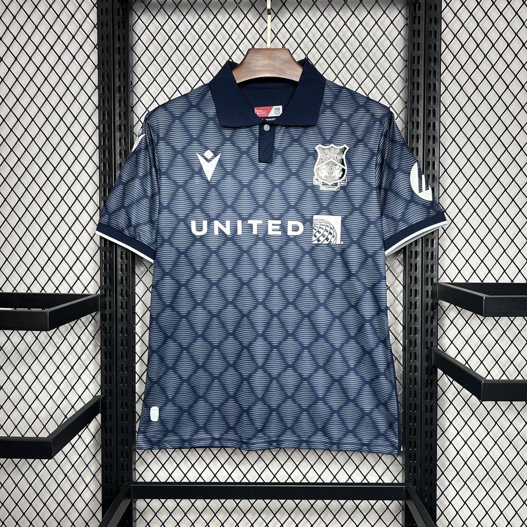 Wrexham 24-25 Away Jersey - Fans Version - UnitedFutballJersey