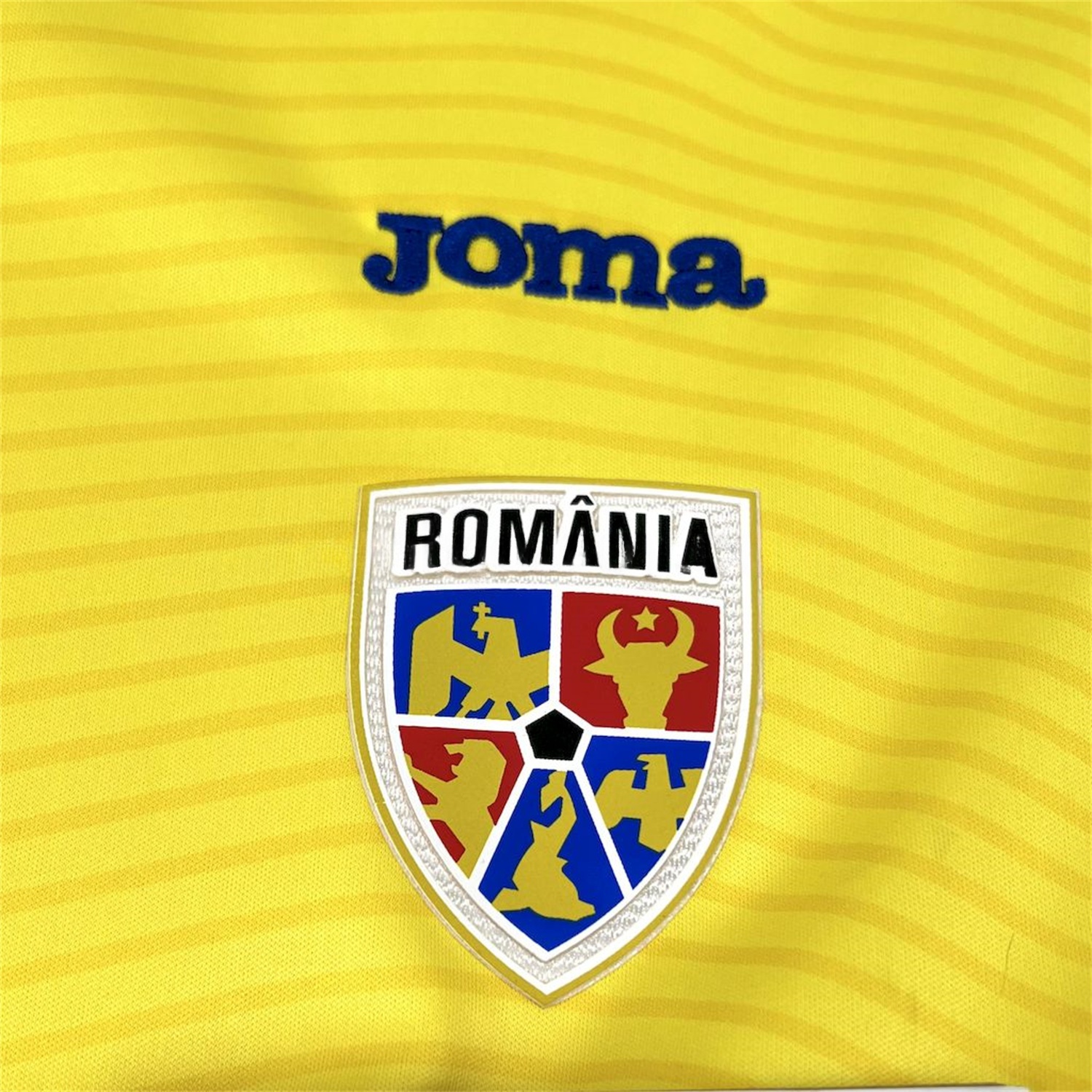 Romania 2025-26 Home Jersey - Fans Version - UnitedFutballJersey
