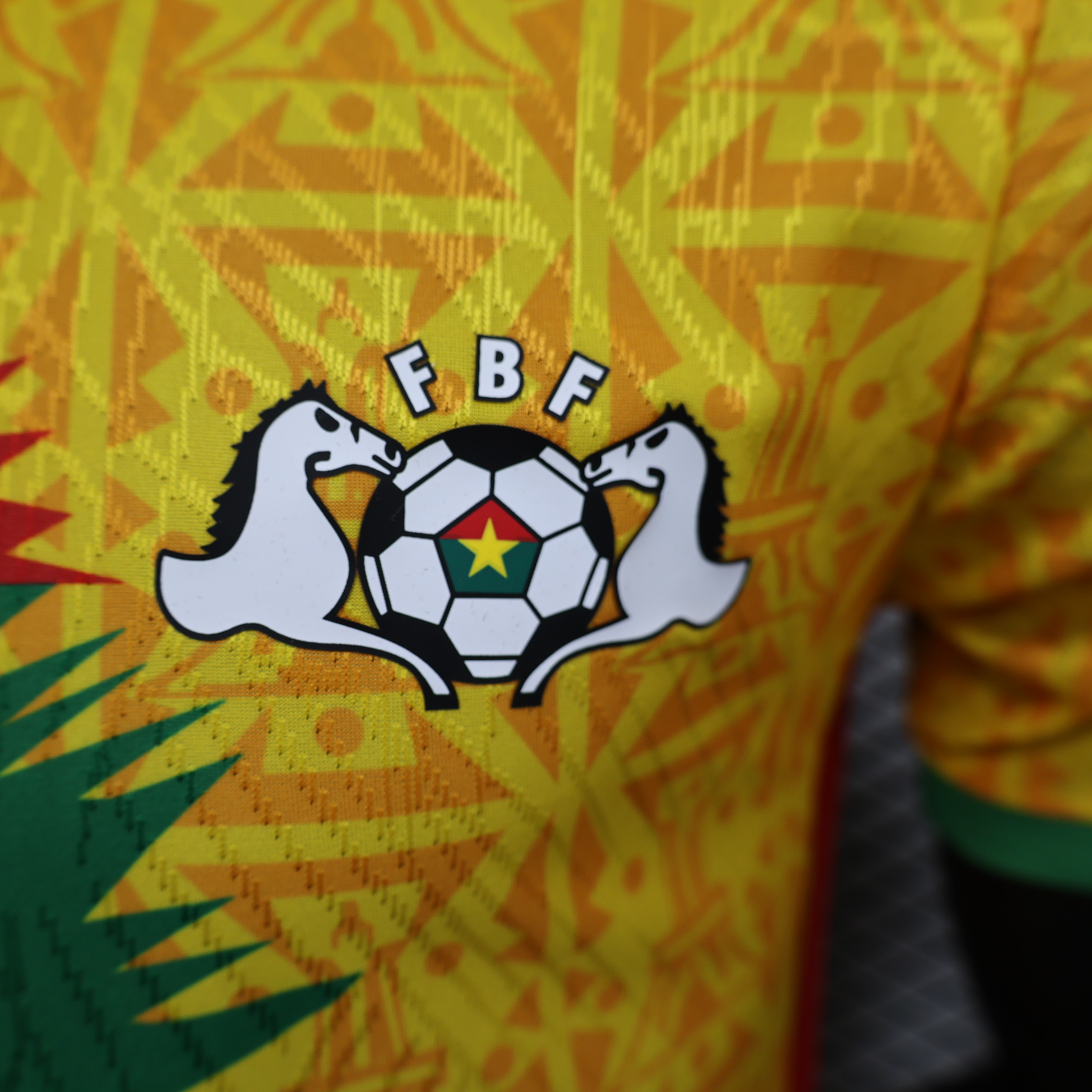 Burkina Faso 23-24 Third Jersey - Player Version - UnitedFutballJersey