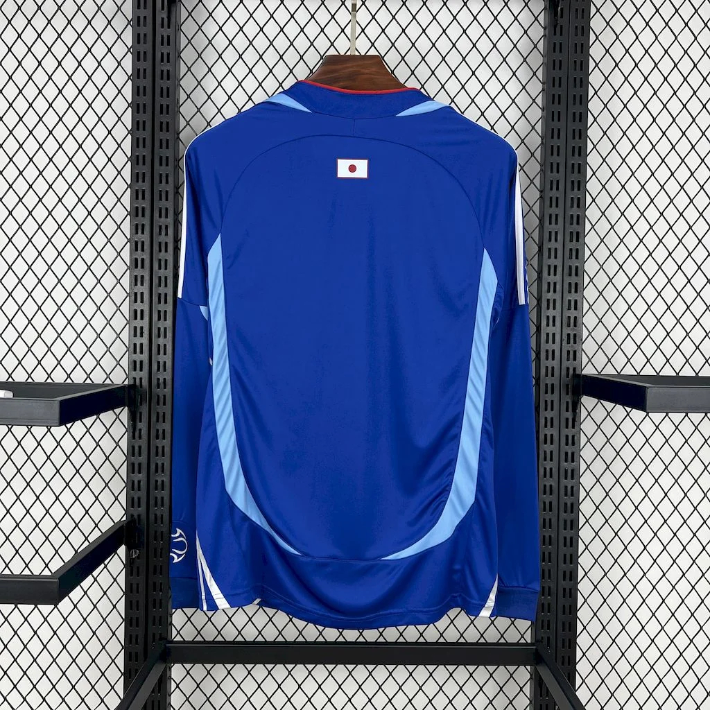 Retro Japan 2006 Home Long Sleeves Jersey - UnitedFutballJersey