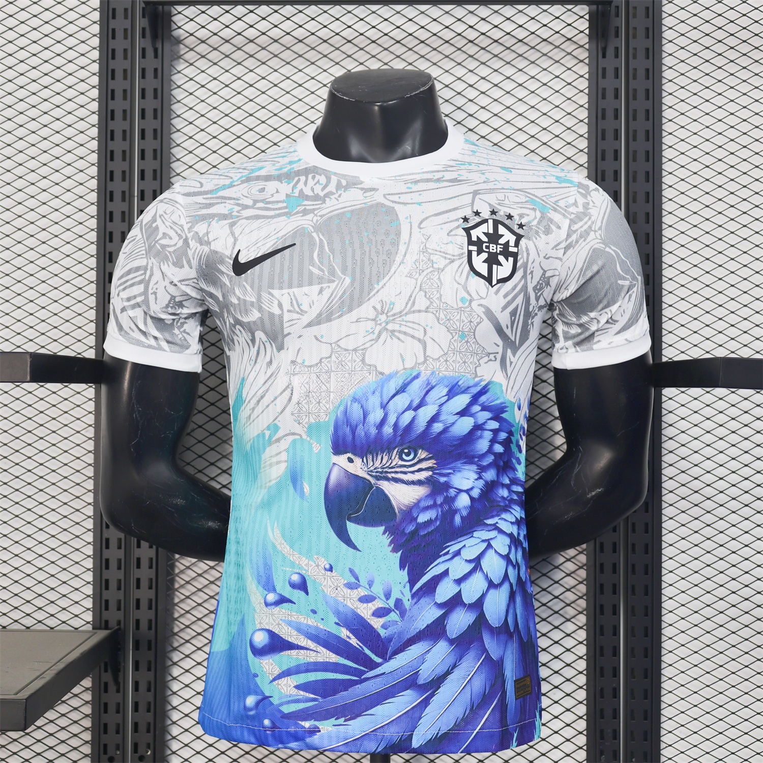 Brazil 2025 Blue Macaw Special Edition Jersey - Player Version - UnitedFutballJersey