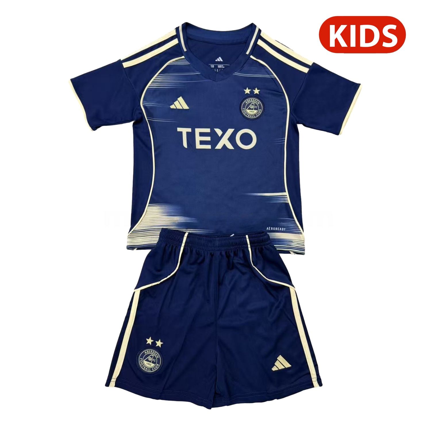 Aberdeen 25-26 Away Kids Kit - UnitedFutballJersey