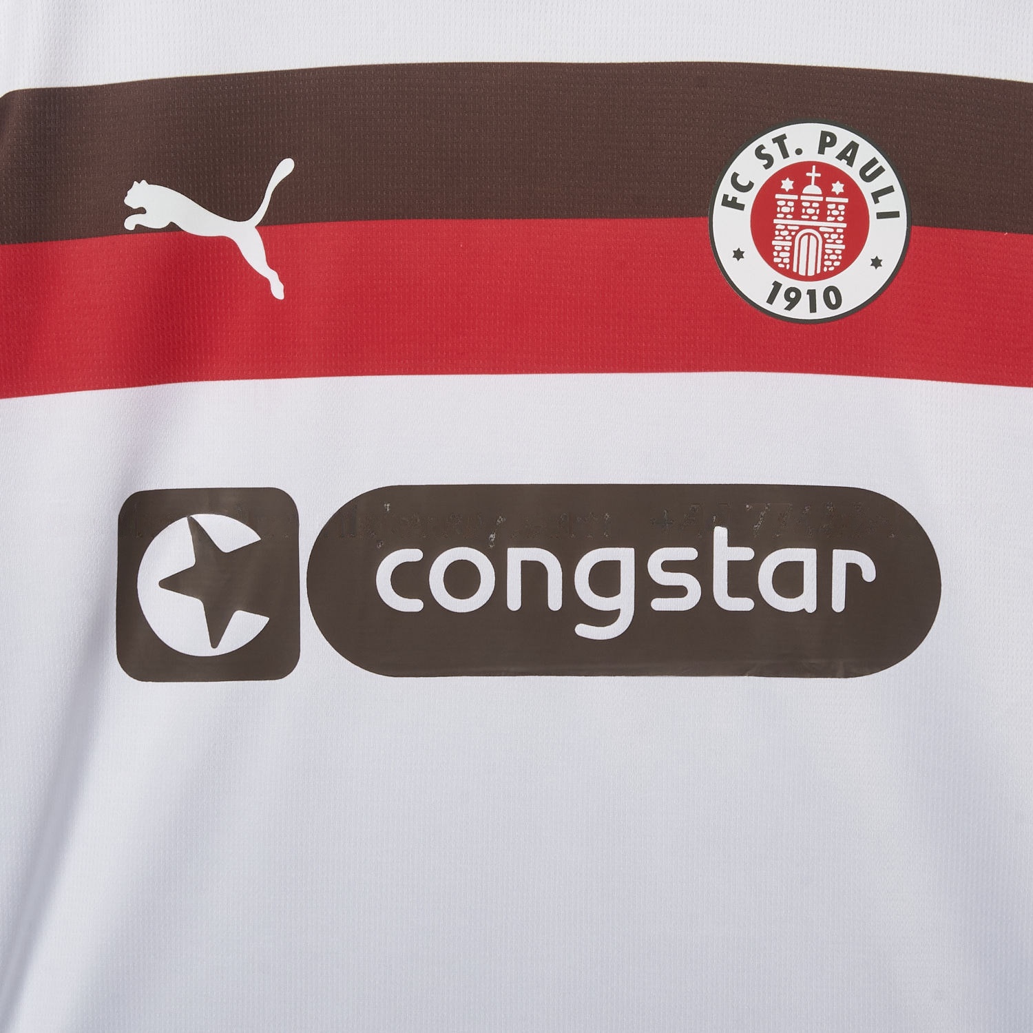 St. Pauli 25-26 Away White Jersey - Fans Version - UnitedFutballJersey