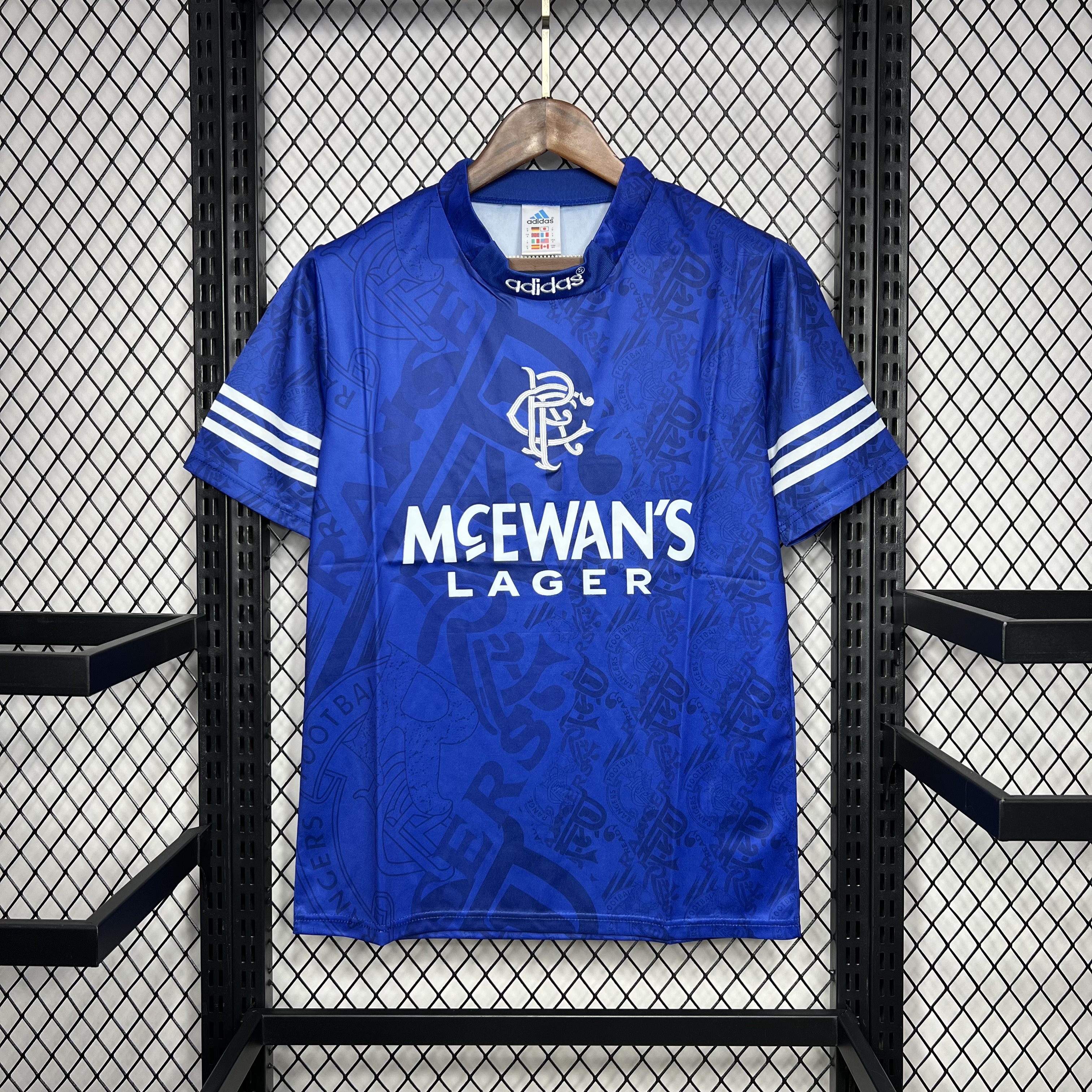 Retro Glasgow Rangers 1994-96 Home Stadium Jersey - UnitedFutballJersey