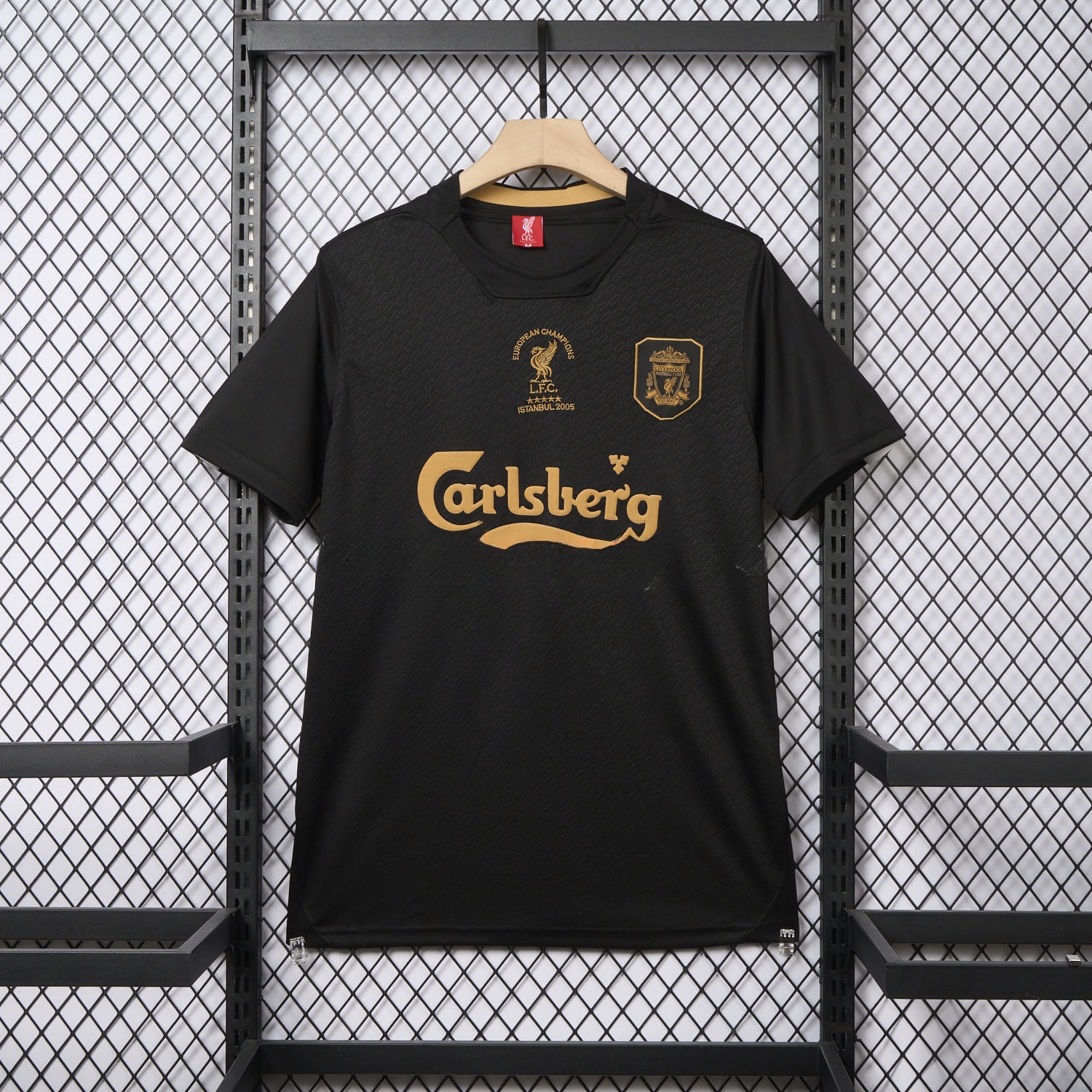 Liver.pool 25-26 Istanbul 2005 Anniversary Black Jersey - Fans Version - UnitedFutballJersey