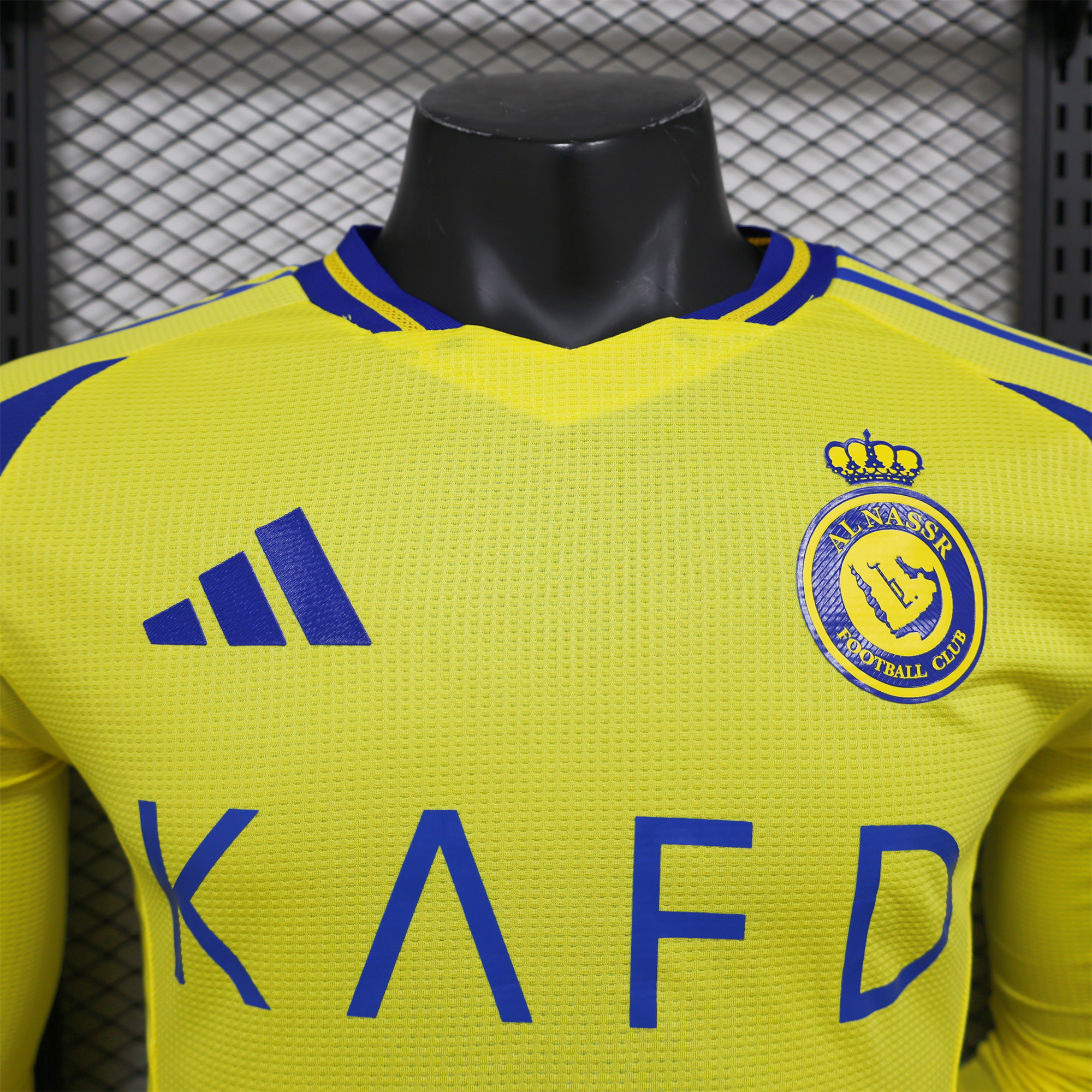 Al Nassr Riyadh Victory 24-25 Home Long Sleeve Jersey - Player Version - UnitedFutballJersey