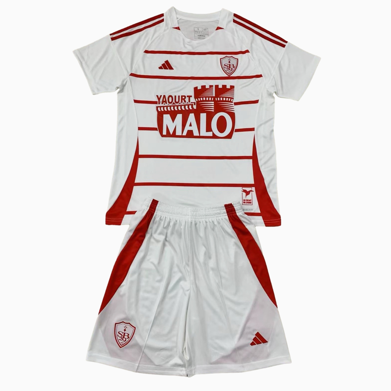 Stade Brestois 24-25 Away Men's Adult Jersey Set - Fans Version - UnitedFutballJersey