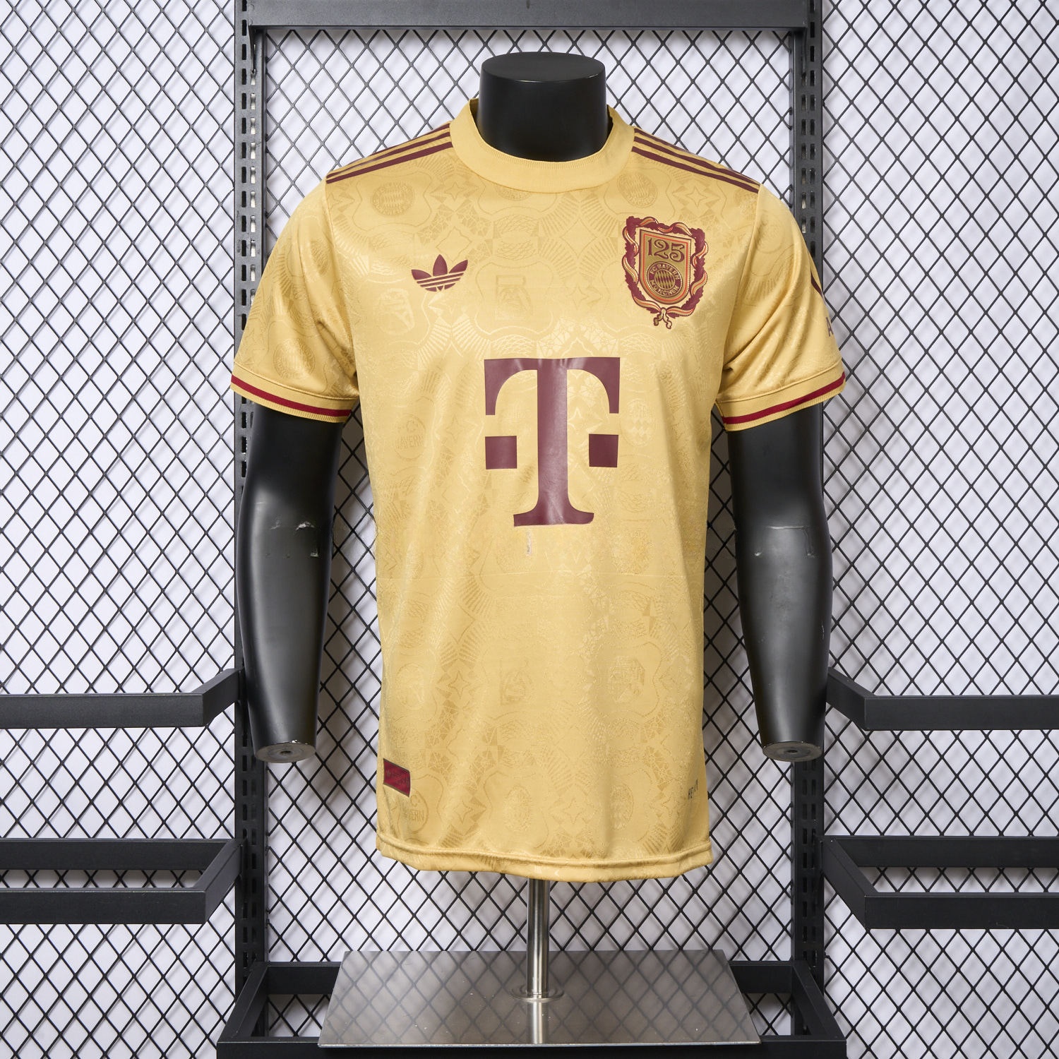 Bayern Munich 2025 Golden 125th Anniversary Jersey - Player Version - UnitedFutballJersey