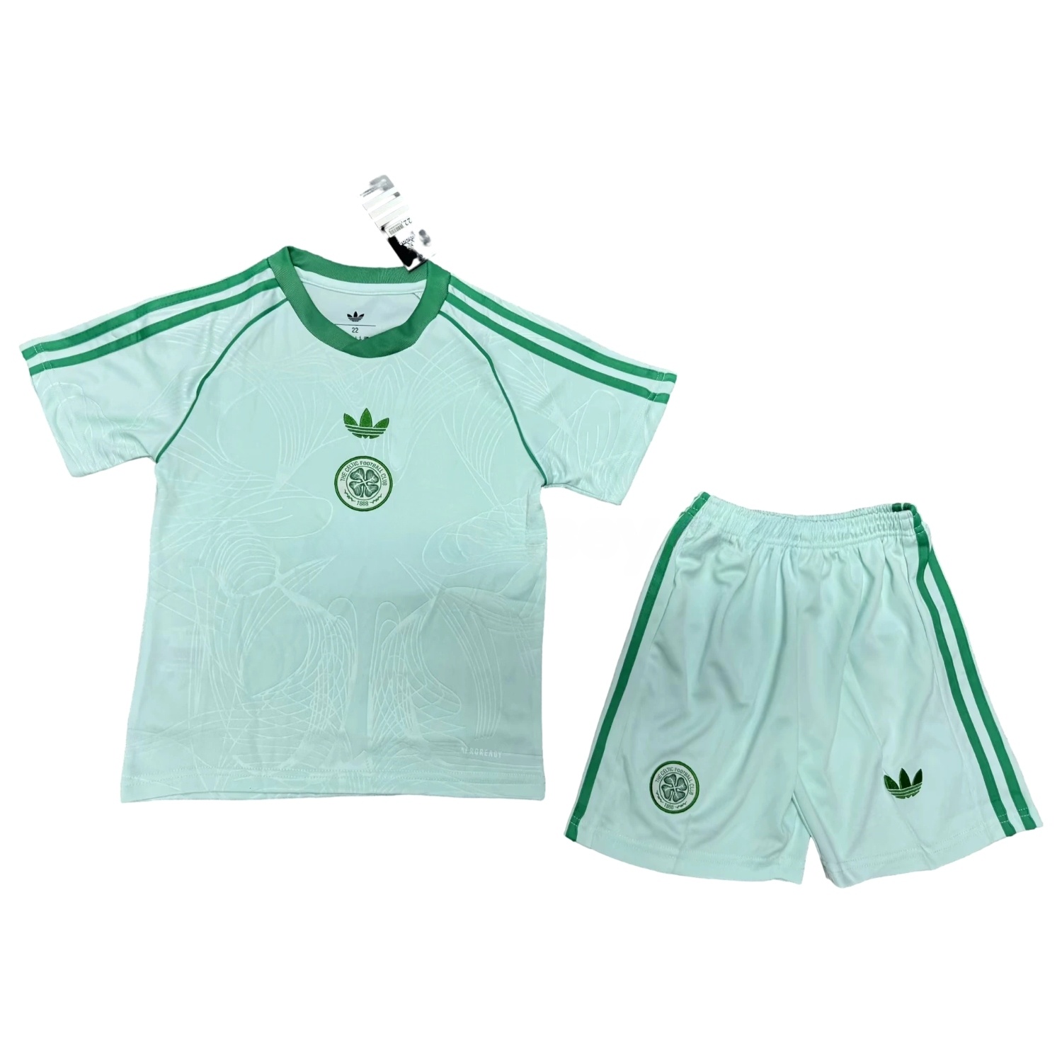 Celtic 24-25 Originals Green St. Patrick's Day Kids Kit - UnitedFutballJersey