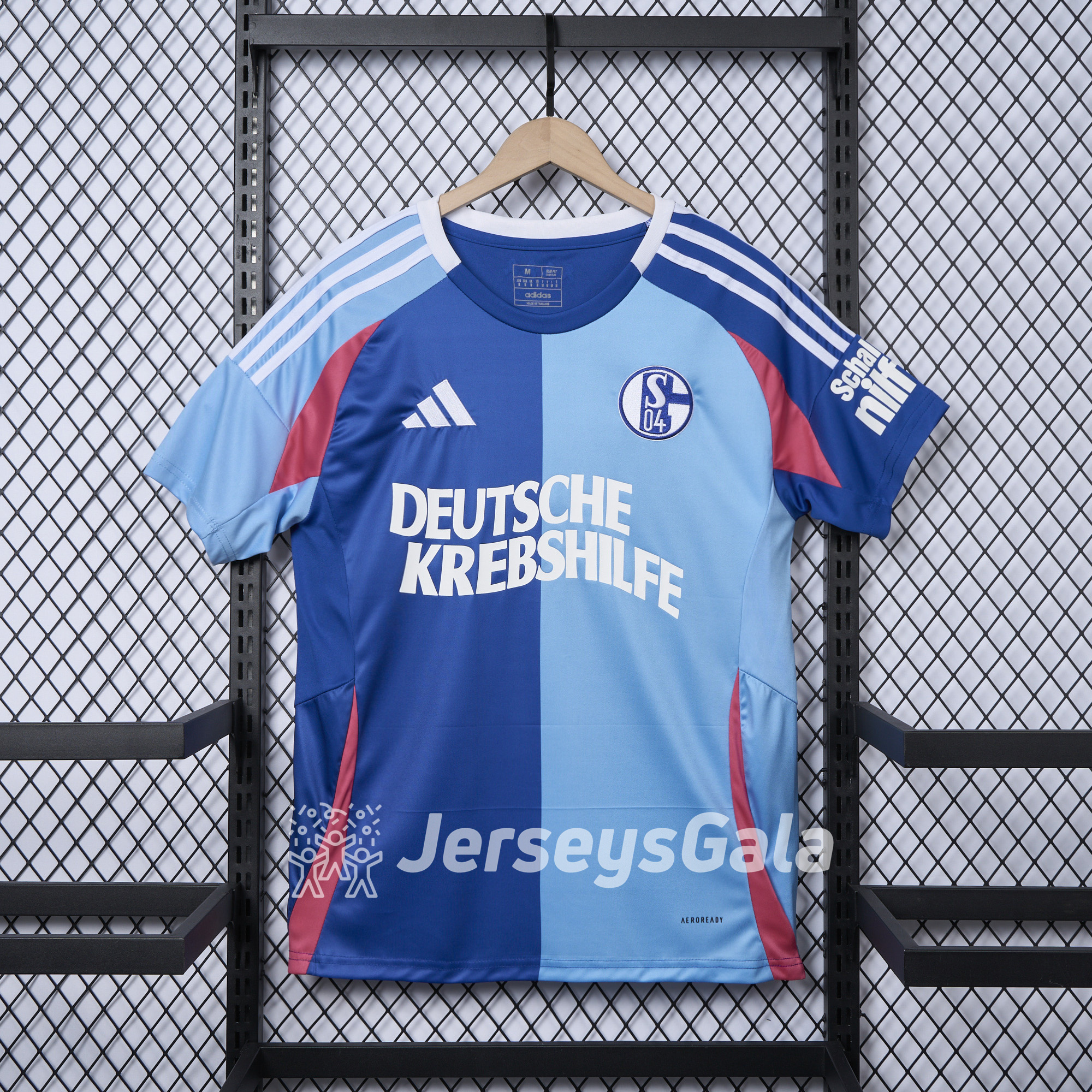 Schalke 04 24-25 German Cancer Aid Special Jersey - Fans Version - UnitedFutballJersey