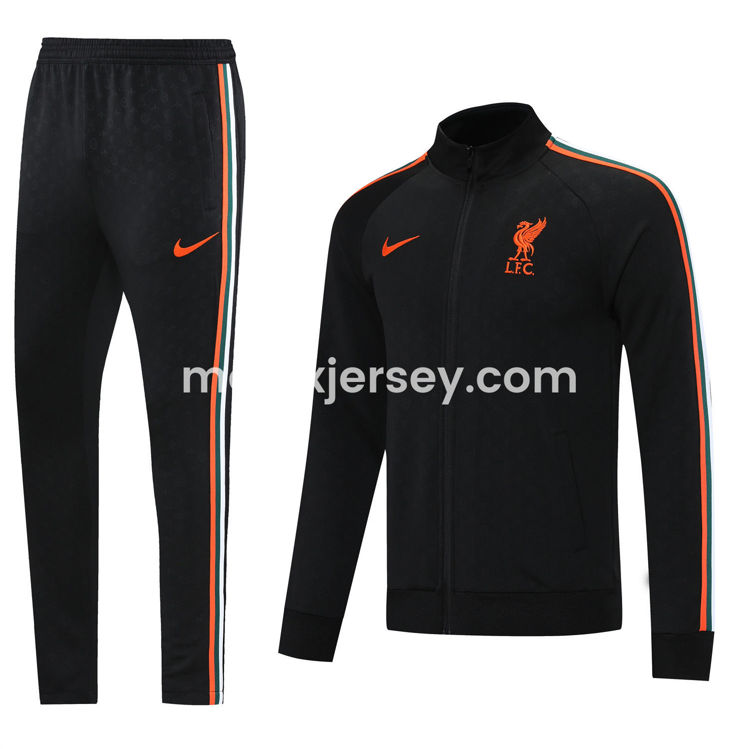 Liver.pool 24-25 Jacket Training Tracksuit - Black - UnitedFutballJersey