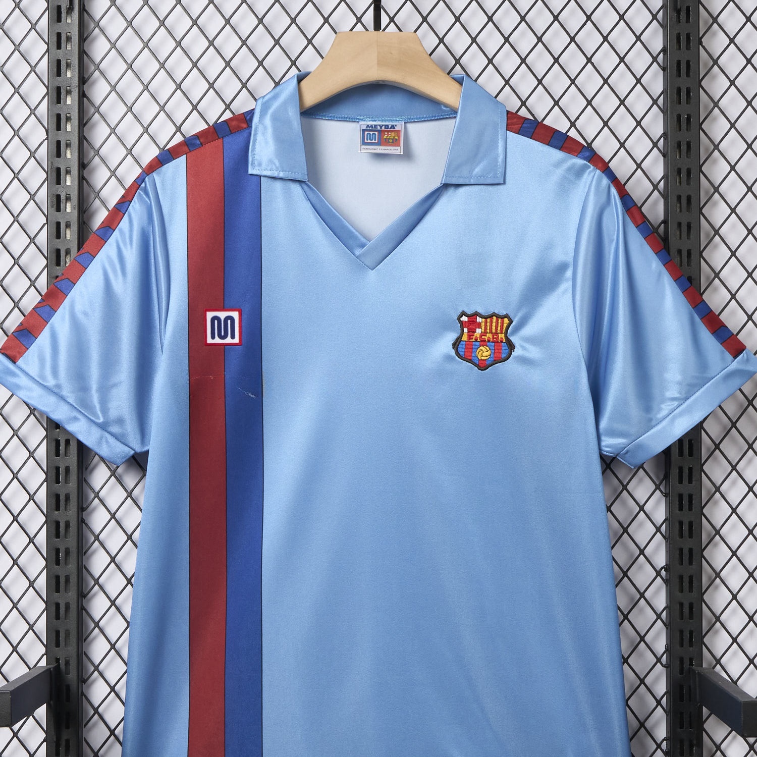 Retro B.A.R.S.A 1982-84 Away Blue Jersey - UnitedFutballJersey