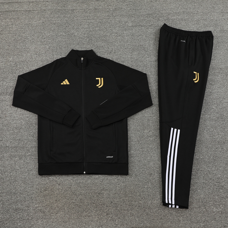 Juventus 23-24 Jacket Training Tracksuit - Black - UnitedFutballJersey