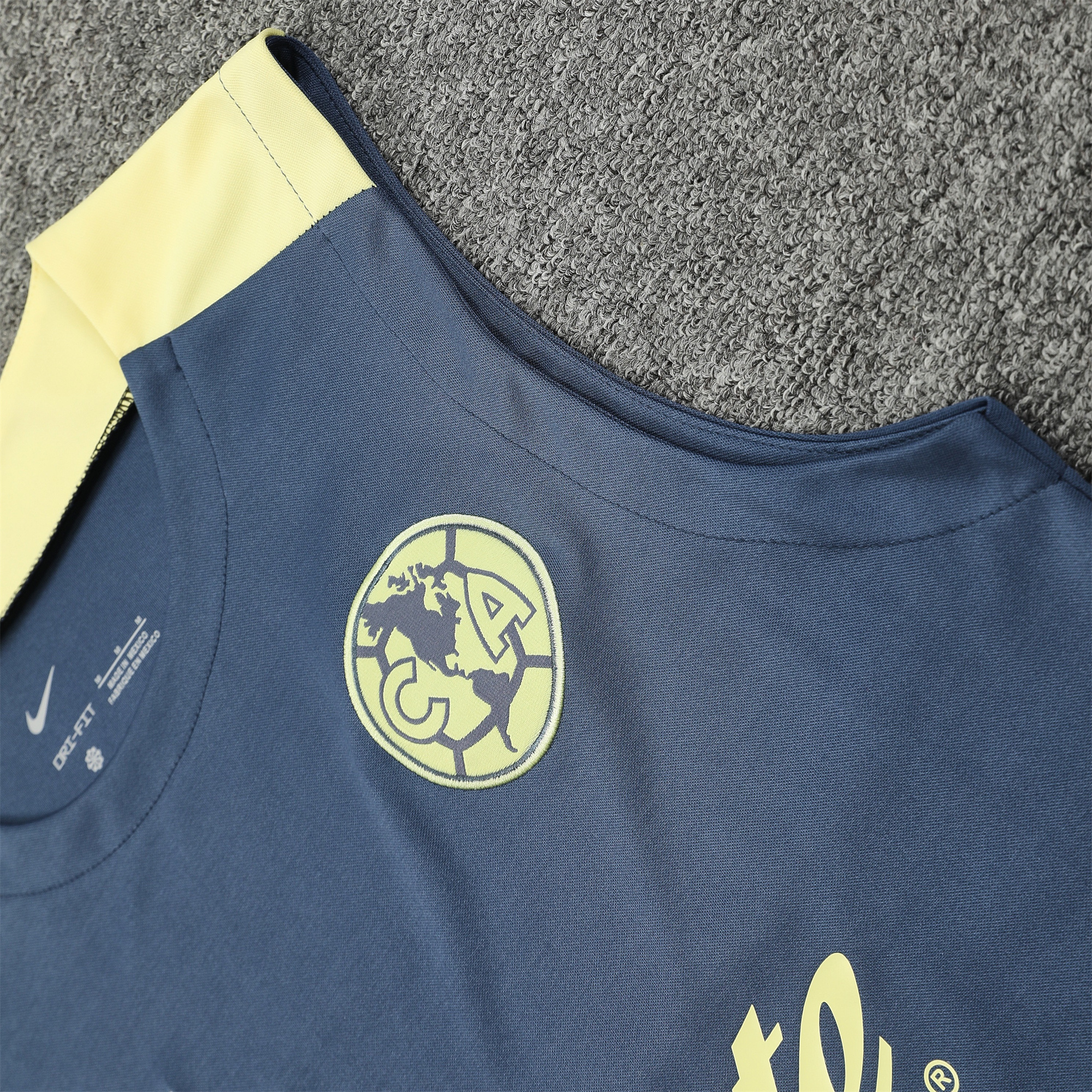 Club América 24-25 Vest Training Set - Grey Vest & Shorts - UnitedFutballJersey