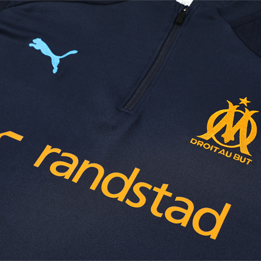 Marseille 24-25 Long Sleeve Training Set - Royal Blue - UnitedFutballJersey