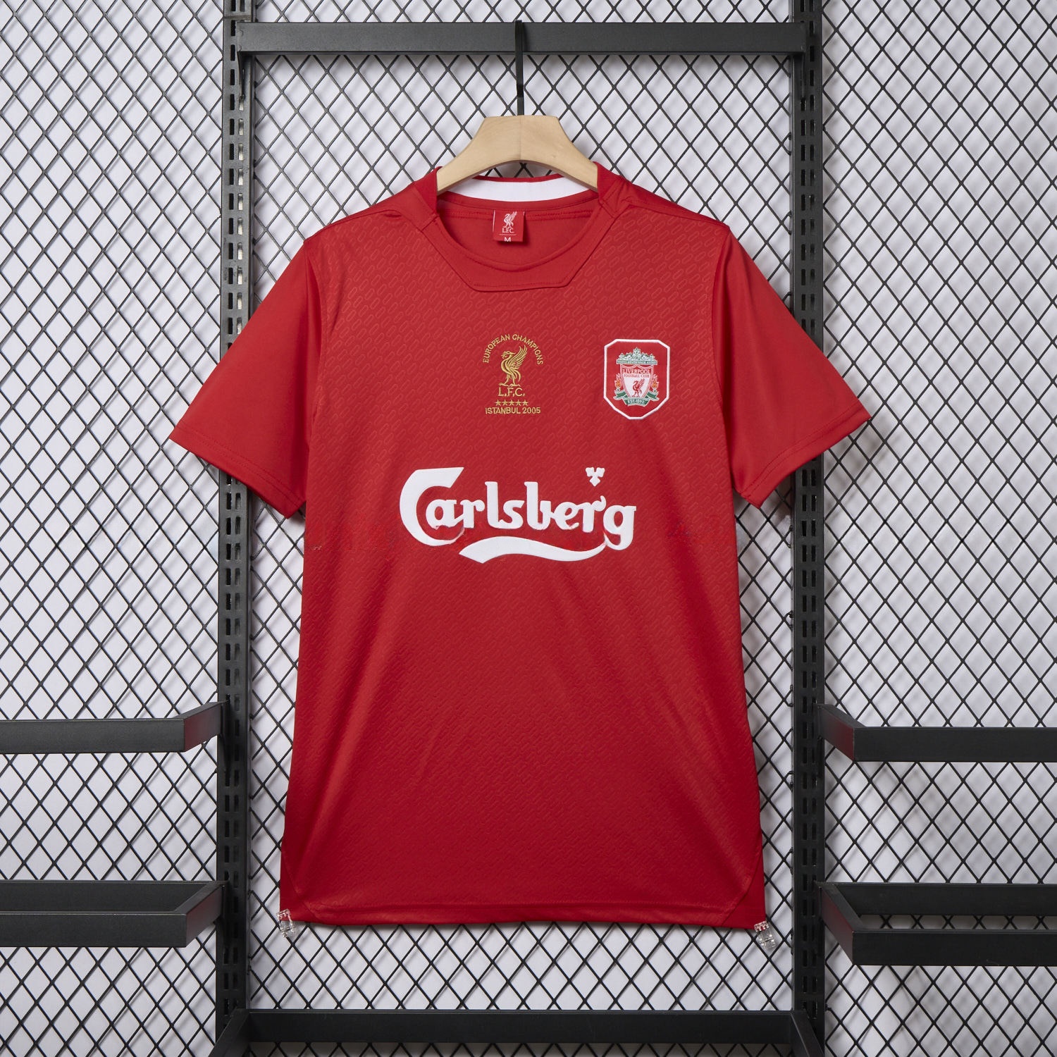 Liver.pool 25-26 Istanbul 2005 Anniversary Red Jersey - Fans Version - UnitedFutballJersey