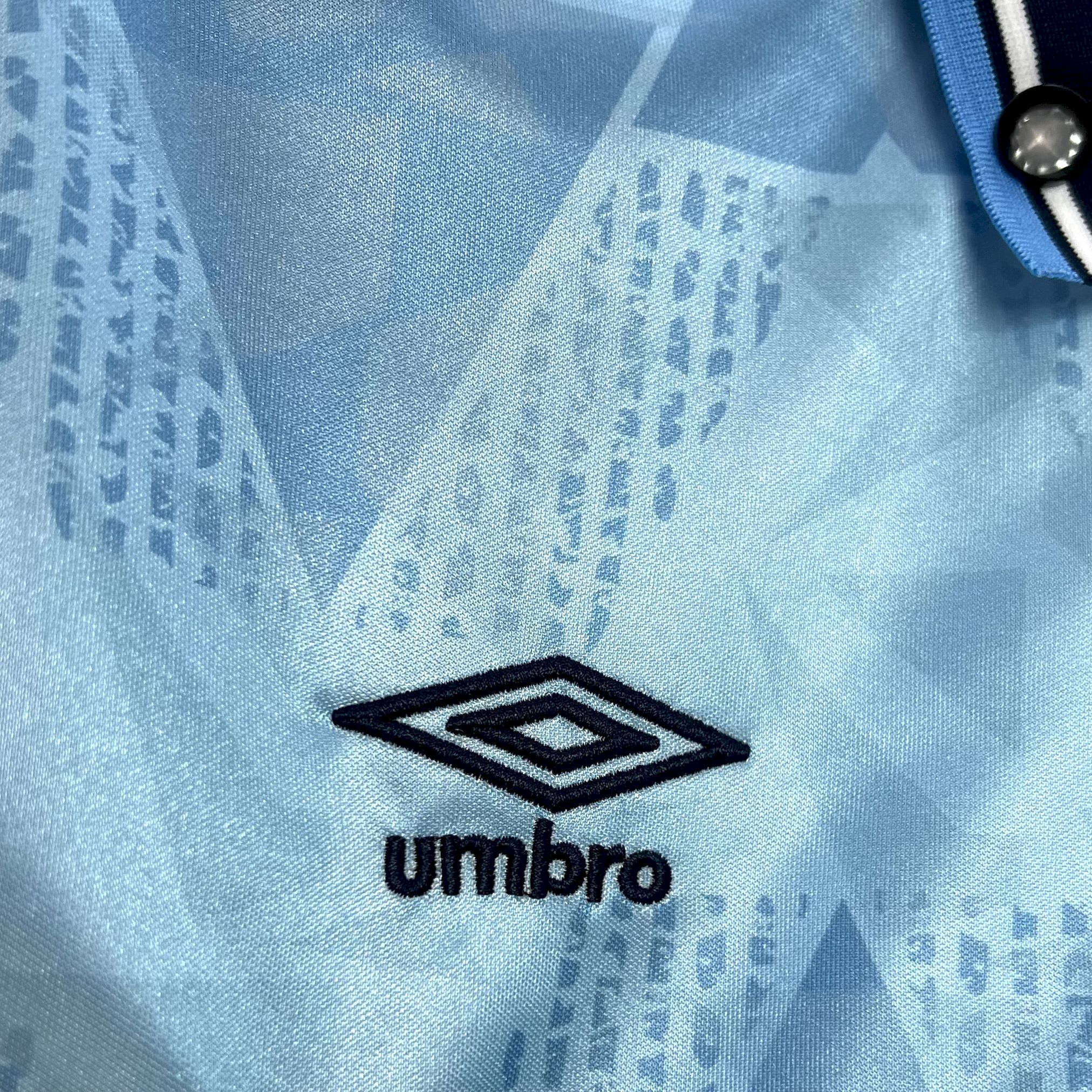 Retro Manchester City 1989-91 Home Jersey - UnitedFutballJersey