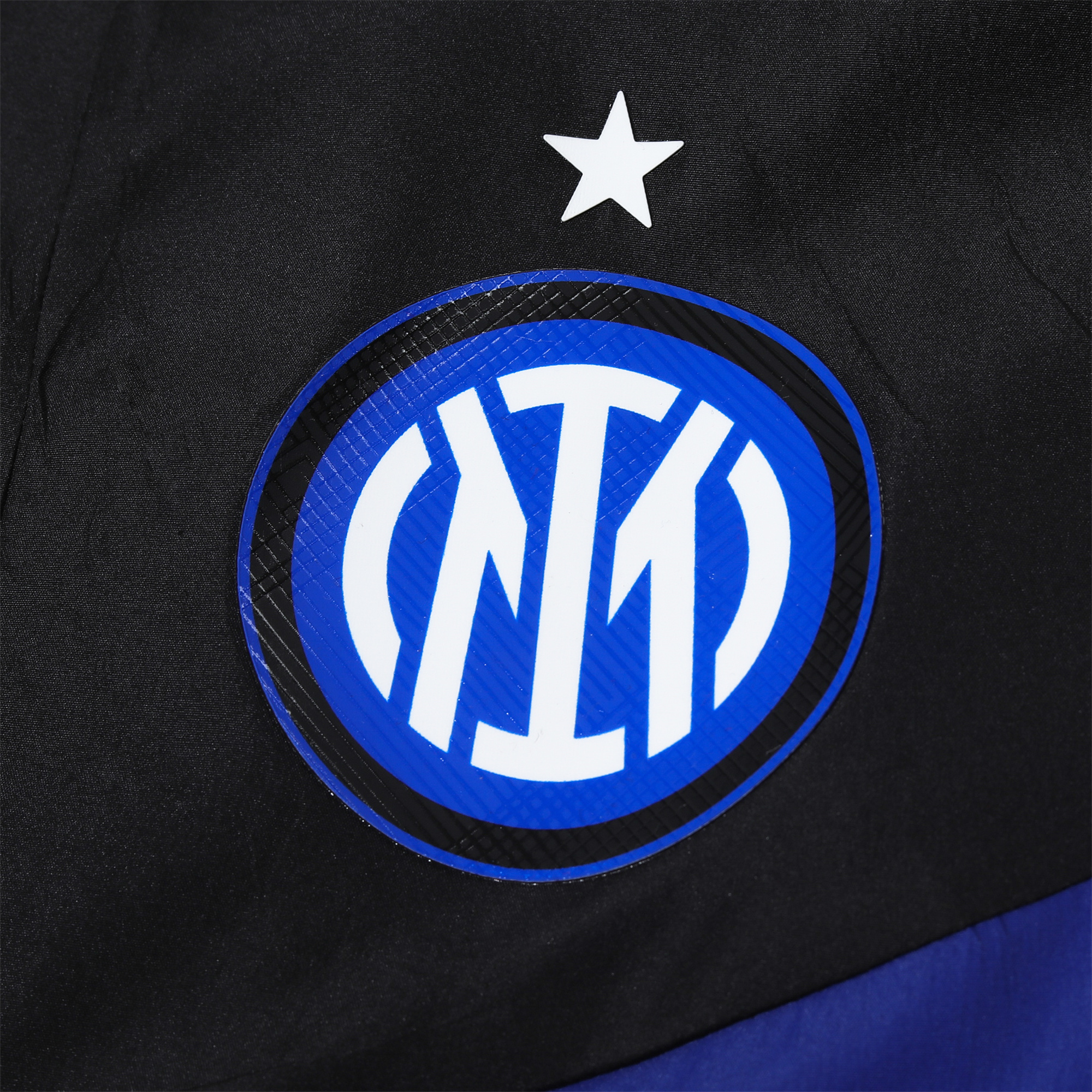 Inter Milan 24-25 Blue & Black Hooded Windbreaker - Player Version - UnitedFutballJersey