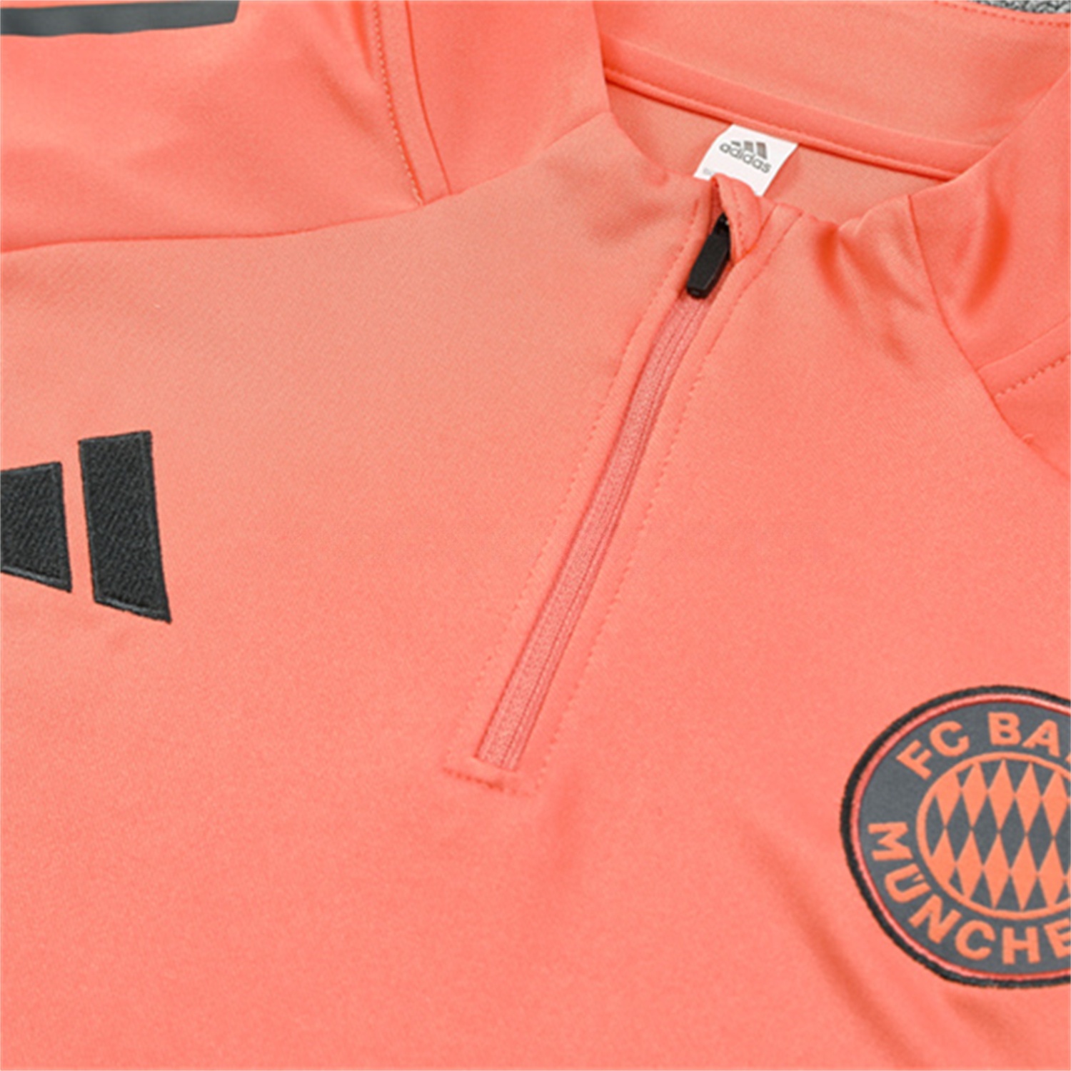 Bayern Munich 25-26 Kid Long Sleeves Training Set - Orange Top & Gray Pants - UnitedFutballJersey