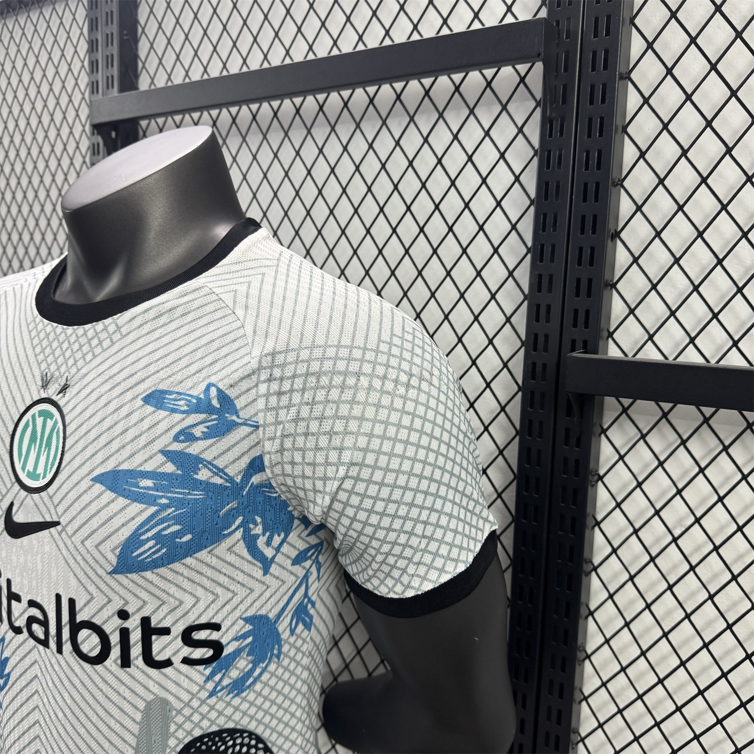 Inter Milan 25-26 Black Snake Special White Jersey - Player Version - UnitedFutballJersey