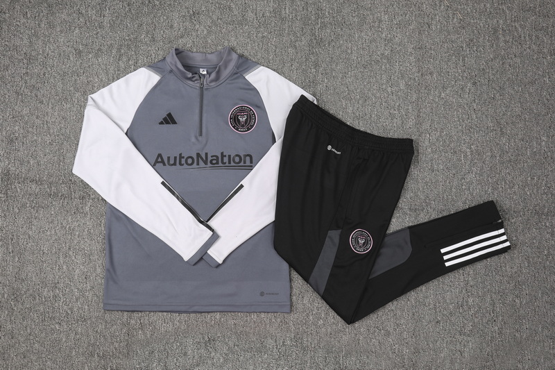 Miami 23-24 Long Sleeve Training Set -Grey - UnitedFutballJersey