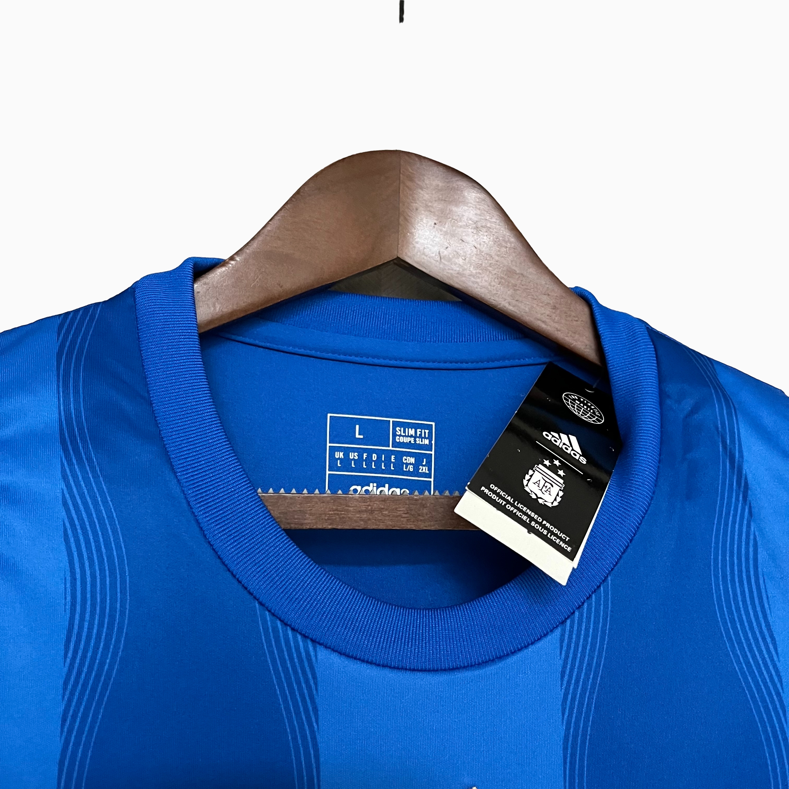 Argentina M-E-.S-S-I 2024 Blue Training Jersey - Fans Version - UnitedFutballJersey