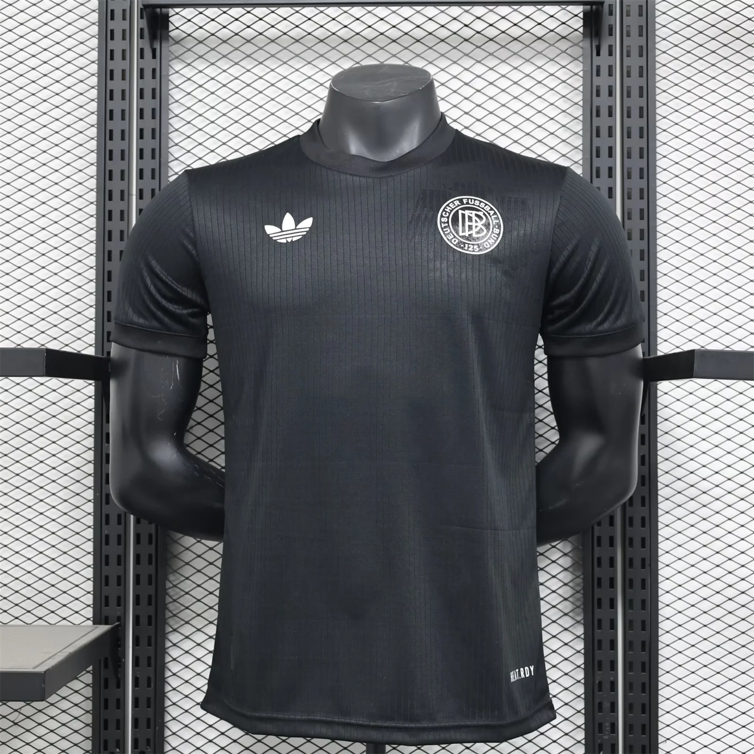 Germany 2025 Black 125-Year Anniversary Commemorative Edition Jersey - Player Version - UnitedFutballJersey