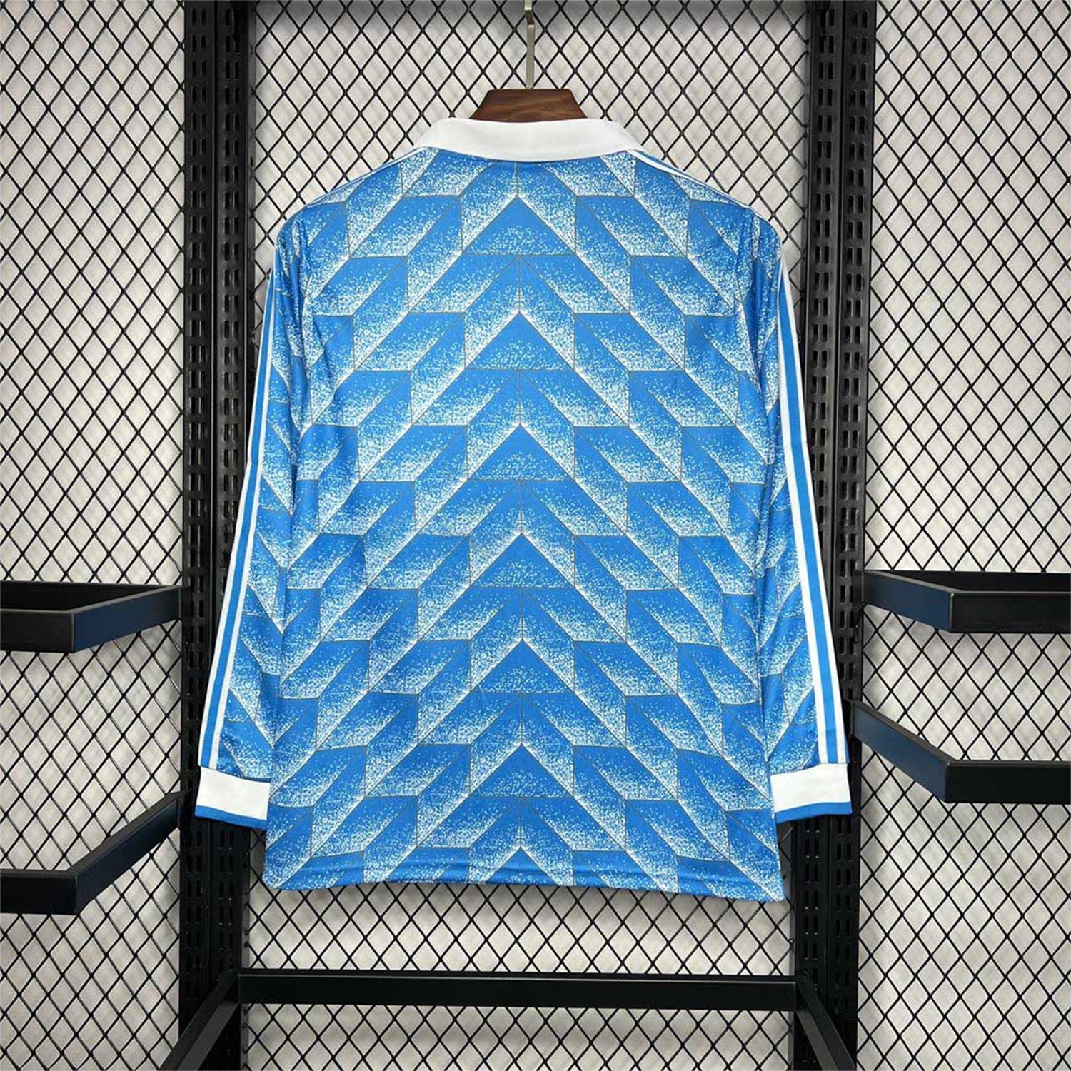 Retro East Germany 1988 Away Long Sleeves Jersey - UnitedFutballJersey