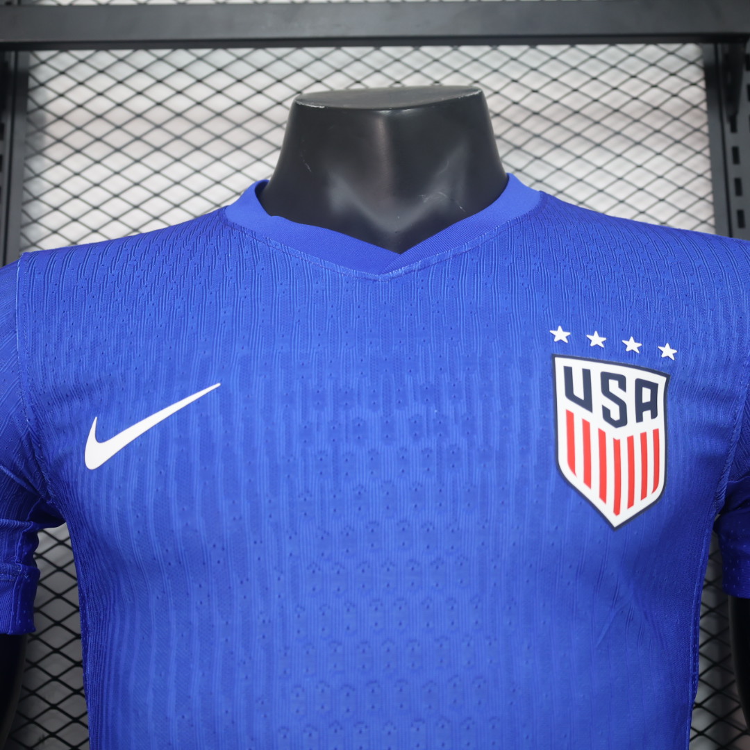 United States USA 2024 Away Stadium Jersey - Player Version - UnitedFutballJersey