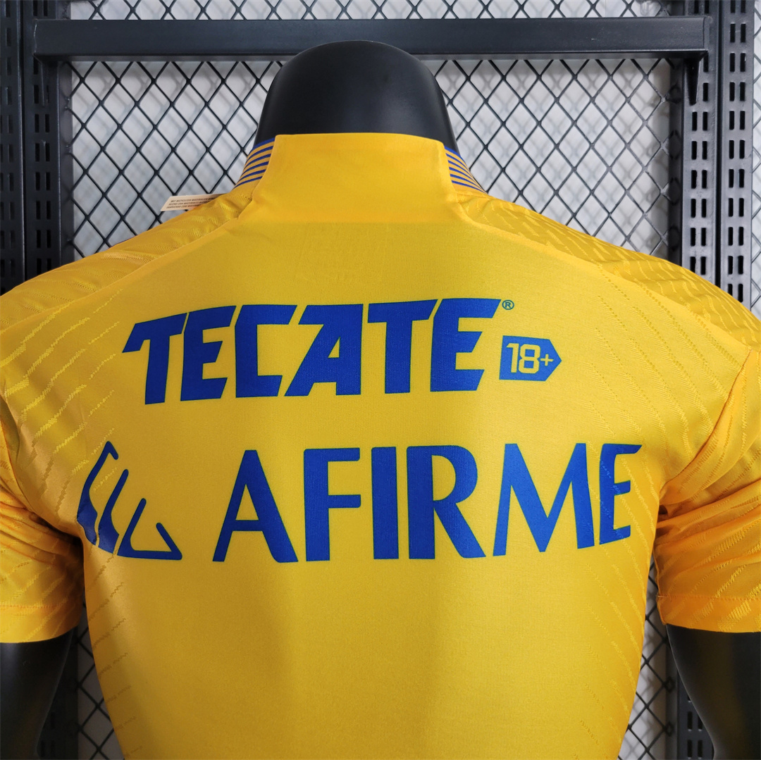 Tigres UANL 23-24 Home Stadium Jersey - Player Version - UnitedFutballJersey