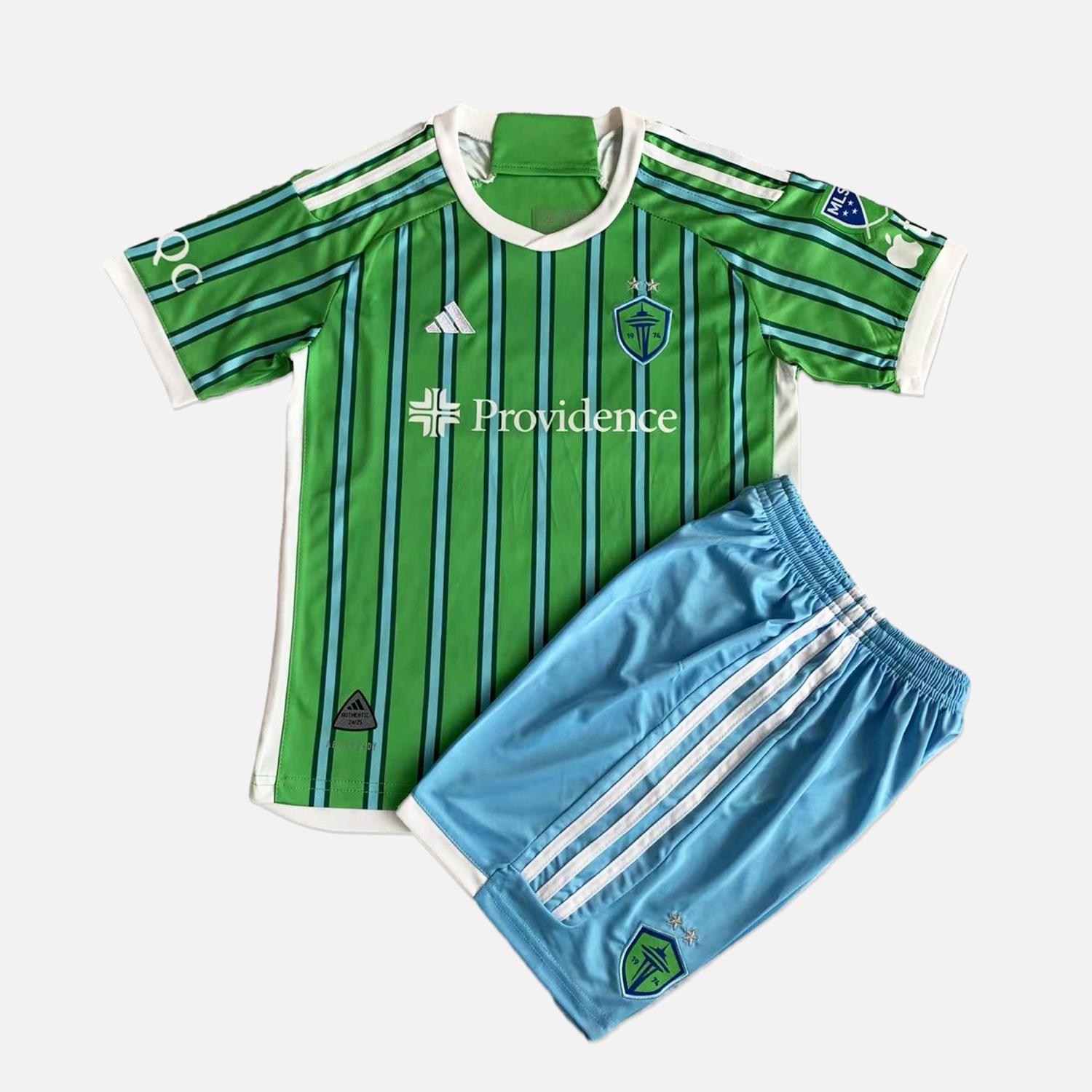 Seattle Sounders 2024 Home Men's Adult Jersey Set - Fans Version - UnitedFutballJersey