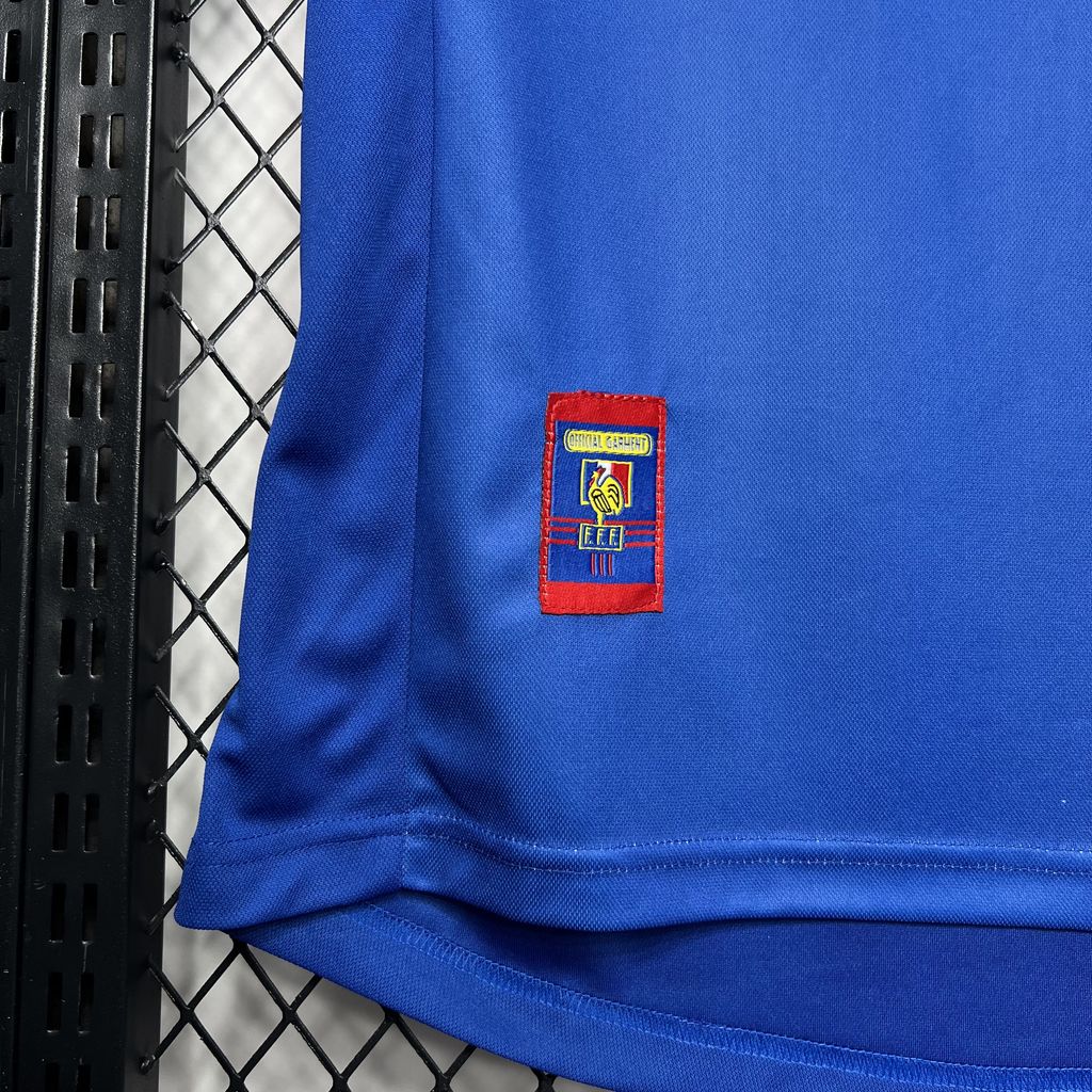 Retro France 1998 Home Stadium Jersey - UnitedFutballJersey